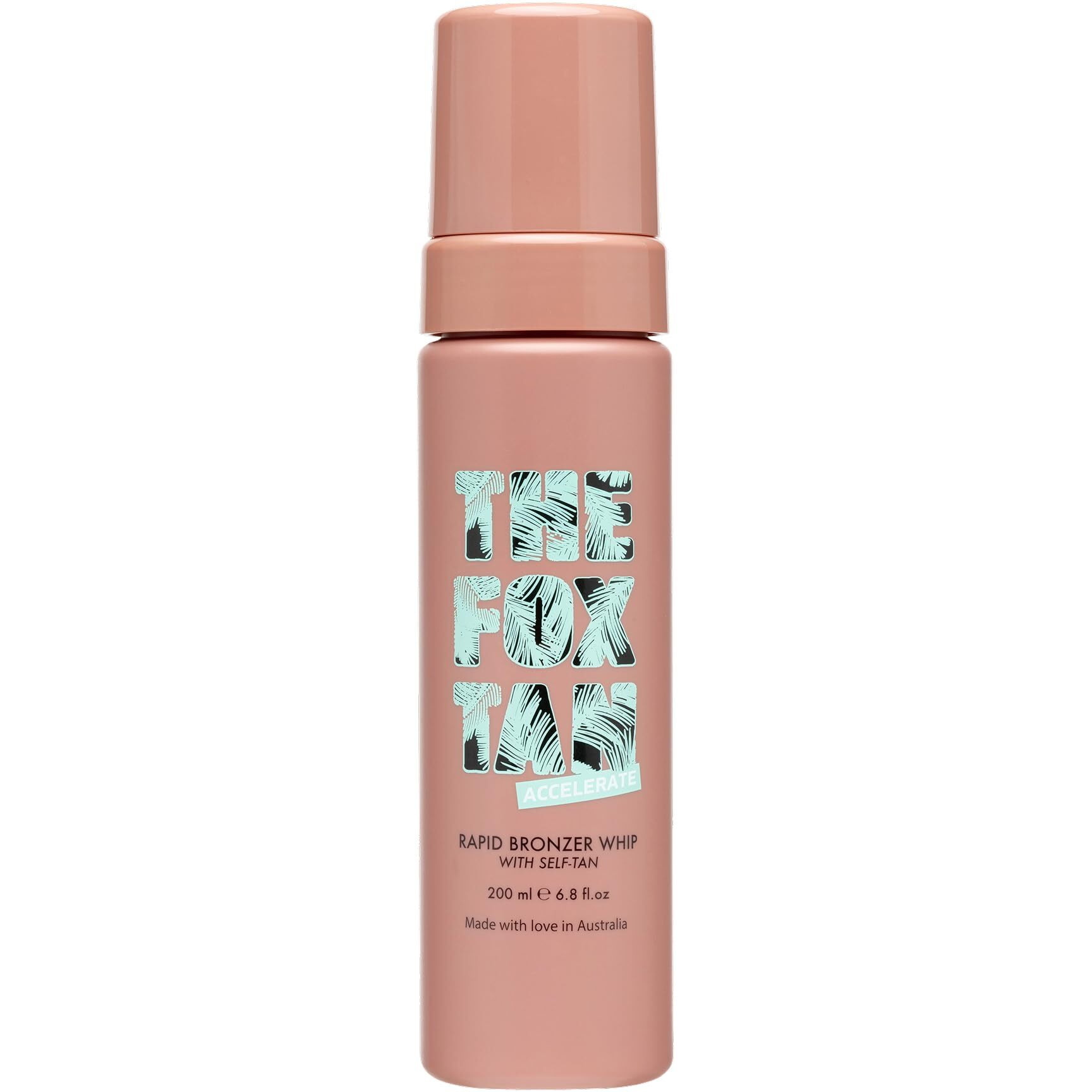 The Fox Tan Rapid Bronzing Whip, Tanning Accelerator Lotion For Darker, Deeper & Faster Tans, Plus Subtle Self-Tan, Vegan & Cruelty-Free, 200Ml