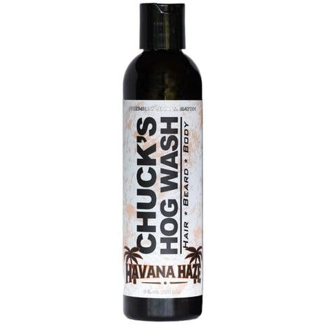 Chuck's Hog Wash - All Natural Beard And Body Wash - The Havana Haze, 8 Oz - Leaves Your Beard Softer Than Its Ever Been And Is Suitable For Daily Use
