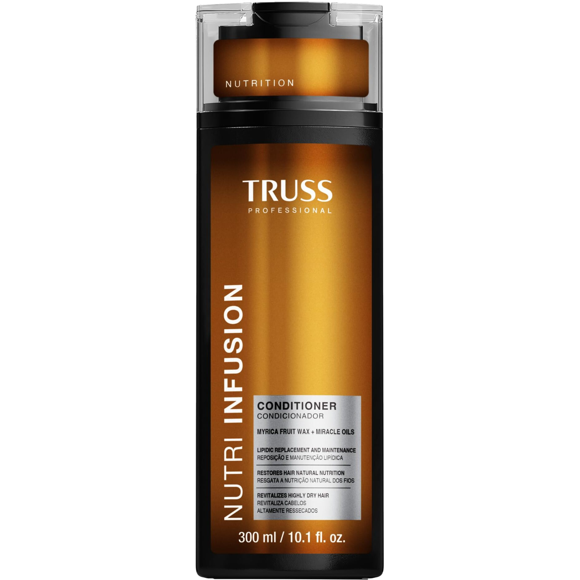 Truss Nutri Infusion Hair Conditioner For Damaged Hair - Moisturizing Conditioner To Restore Natural Moisture Balance With Myrica Fruit Wax & Miracle Oils (10.14 Fl Oz)