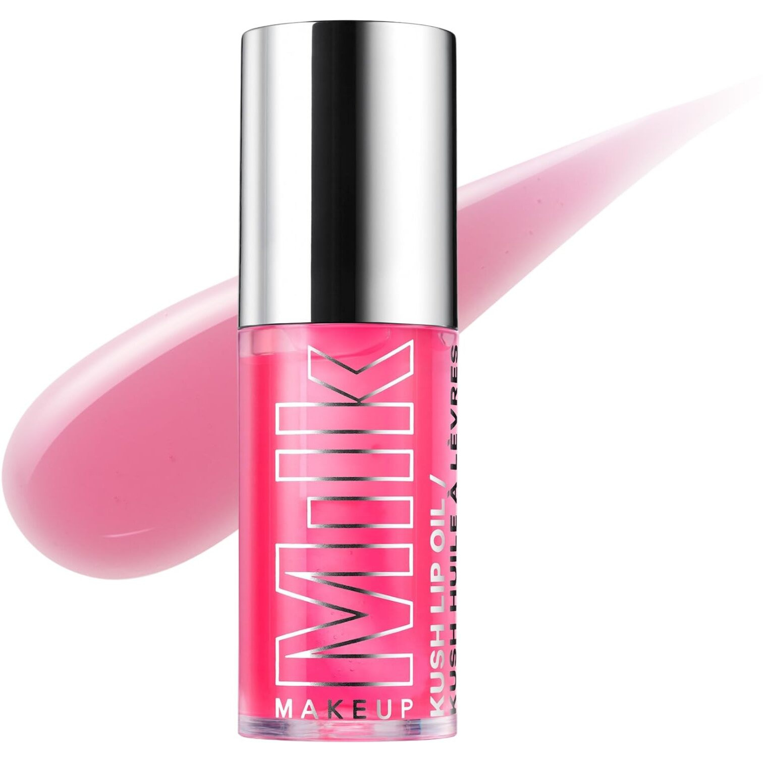 Milk Makeup Kush Lip Oil, Pink Magic (Hot Pink) - 0.18 Oz - Natural, Sheer Tint - Lightweight & Non Greasy - Watermelon Flavor - Vegan, Paraben Free, Cruelty Free