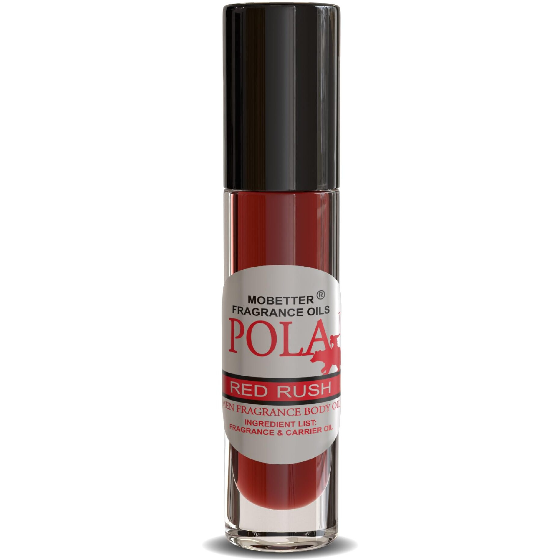 Mobetter Fragrance Oils Pola Red Rush Cologne Body Oil For Men (10Ml Roll On)