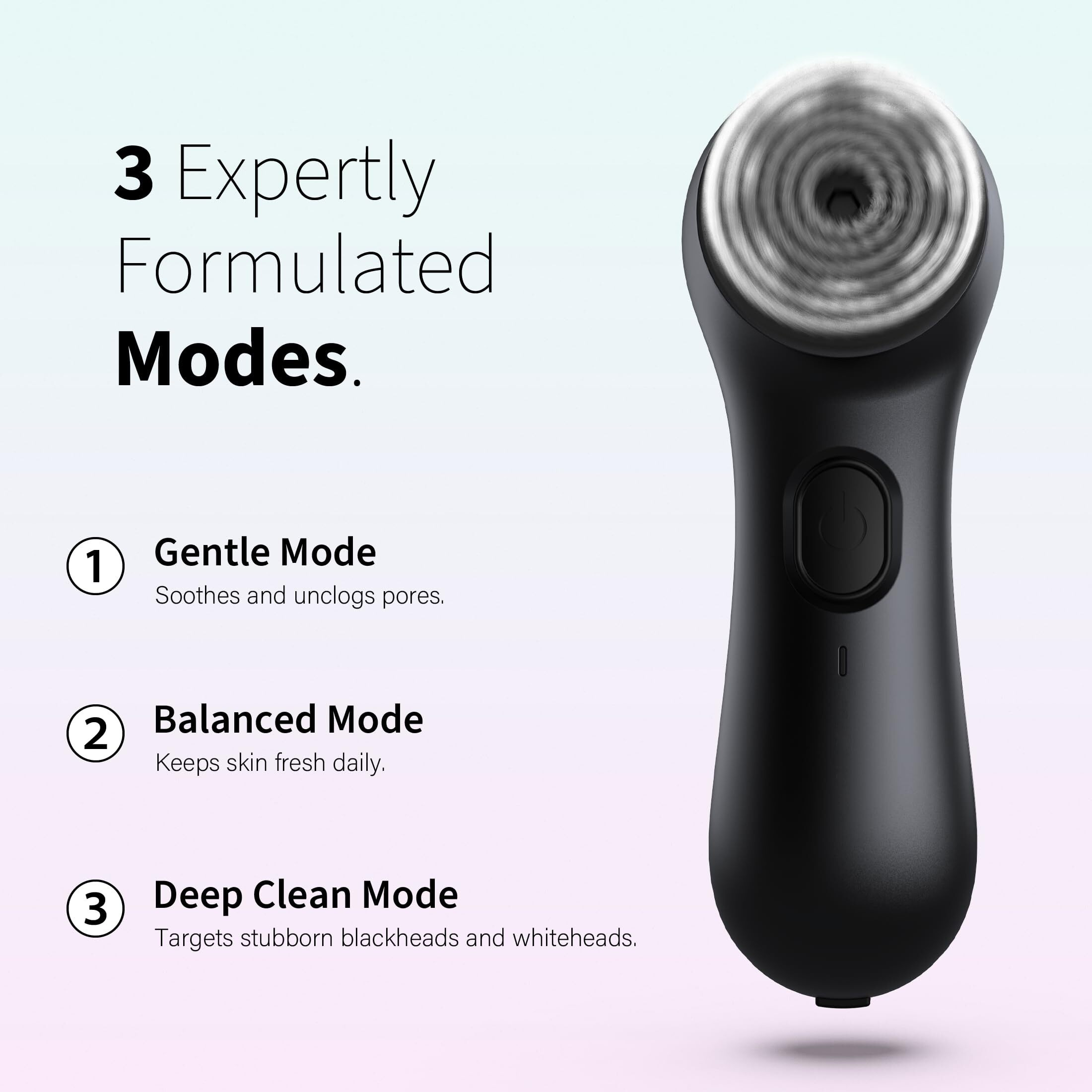 Ngracoola Face Scrubber Exfoliator, Rotating Facial Cleansing Brush For Men & Women, Rechargeable Waterproof, Electric Spin Face Scrub Brush With 2 Heads For Gentle Exfoliating & Deep Cleansing