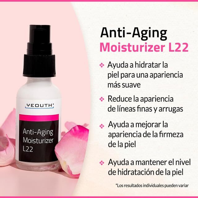 Yeouth Anti Aging Face Moisturizer For Women & Men With Jojoba & Shea Butter, Hydrating Facial Cream Promoting Firmer Look & Smoothing The Skin 1Oz