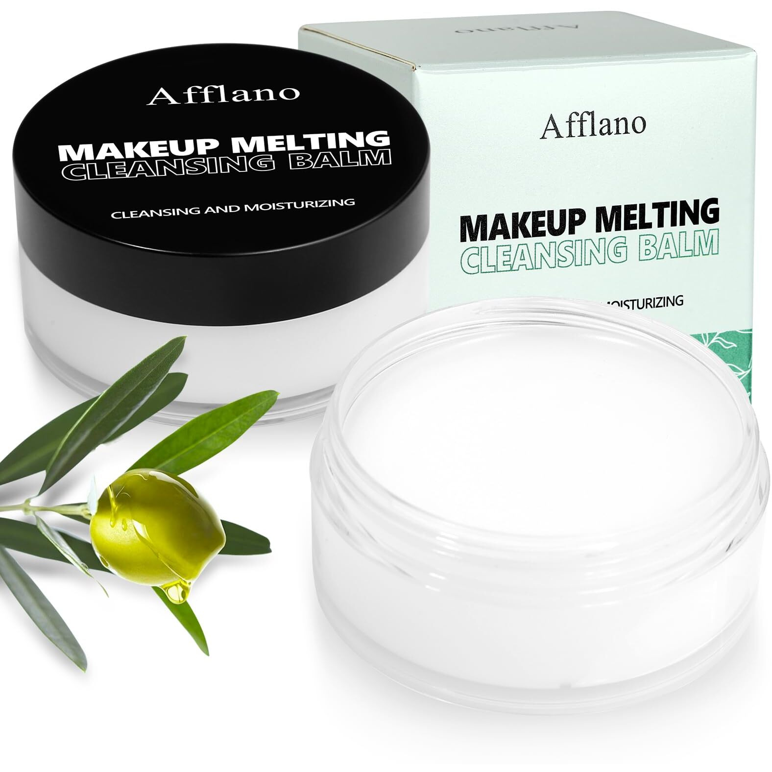 Cleansing Balm Makeup Remover - Deep Clear Korean Makeup Melting Cleansing Balm With Natural Oil For Waterproof Eye Face Lip Heavy Make Up, Gentle Moisturized Cleanser For Sensitive Skin, Vegan, 2Pcs