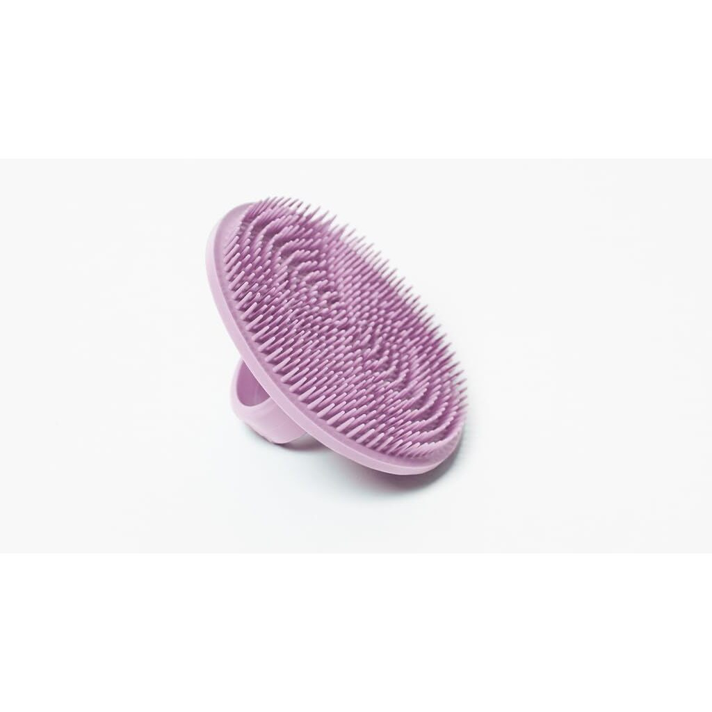 Boie Usa Face Scrubber - Handheld Facial Tool - Softer Than Silicone Face Brush, Hypoallergenic, Gentle Exfoliation For Sensitive Skin. Bpa- & Latex-Free, Made In The Usa & Easy To Clean (Thistle)