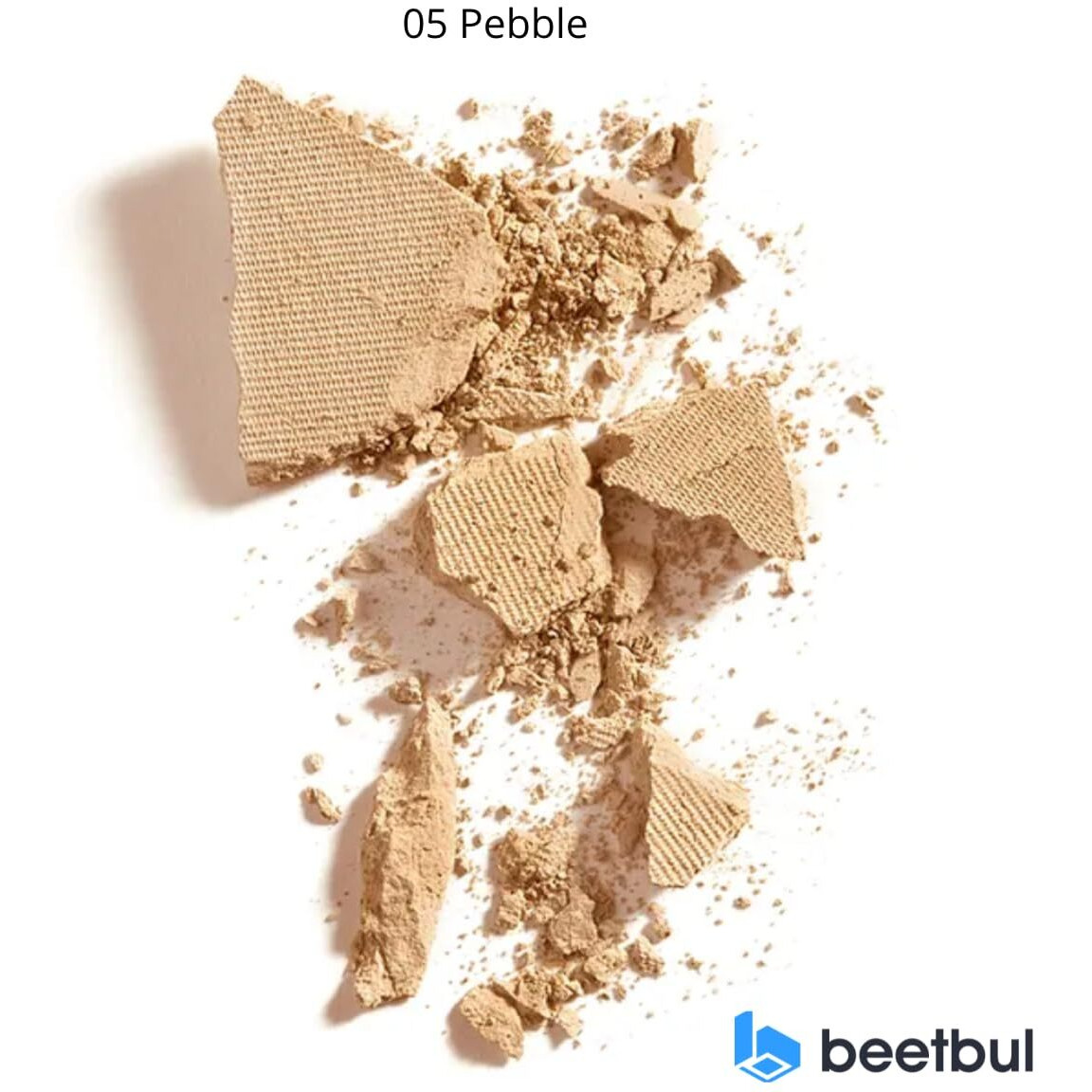 Beetbul Makeup & Exfoliation Kit - Biss   Compact Powder + 1 Medium Velvet Puff + 2 Finger Puffs + 1 Facial Exfoliating Sponge (05 Pebble, One Size)