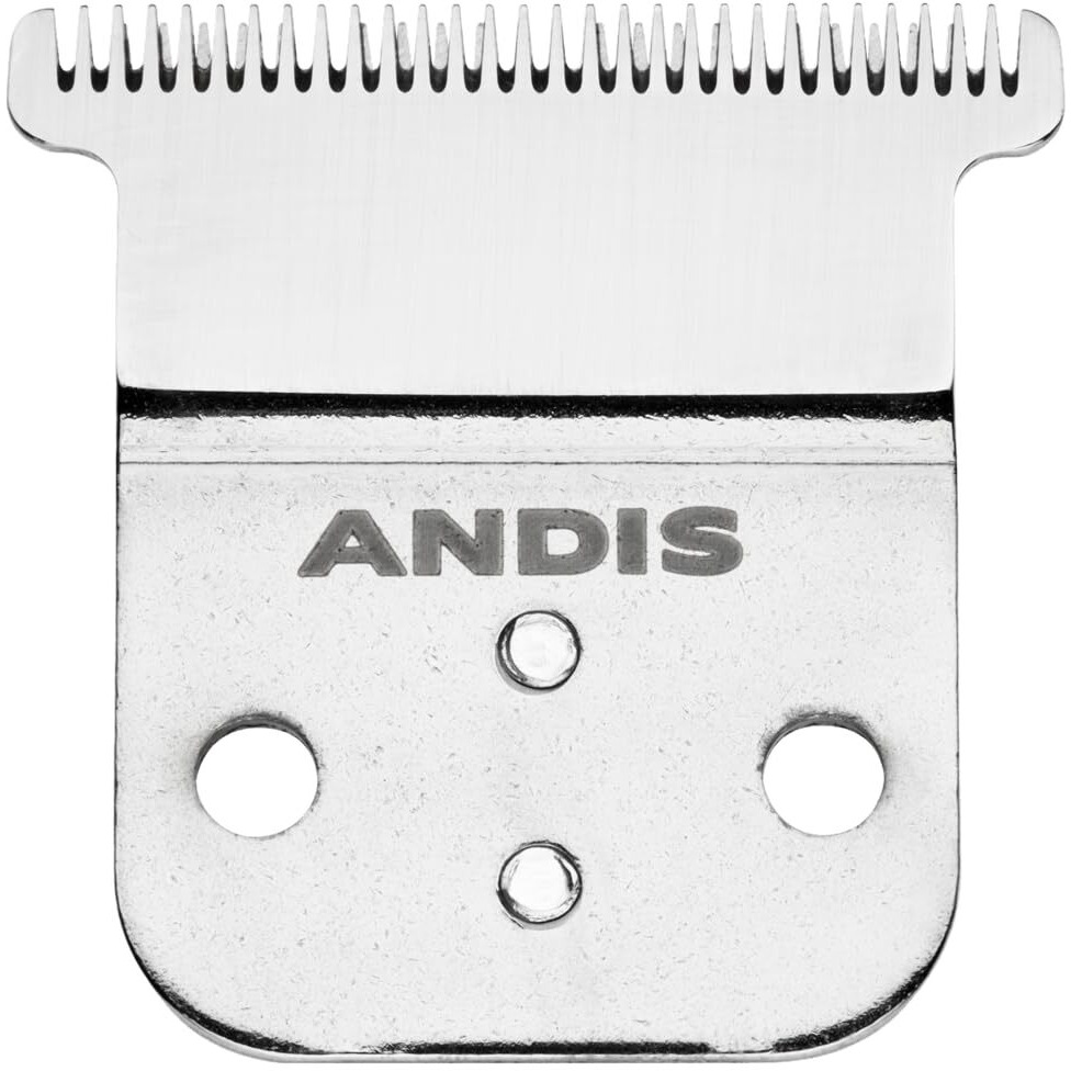 Andis Carbon Stainless-Steel Deep-Tooth Replacement T-Blade - For Model D-8, Slim-Line Pro-Li Cord/Cordless Trimmer - Close & Sharp Cutting, Zero-Gapped, Dependable & Long-Life Blade - Silver