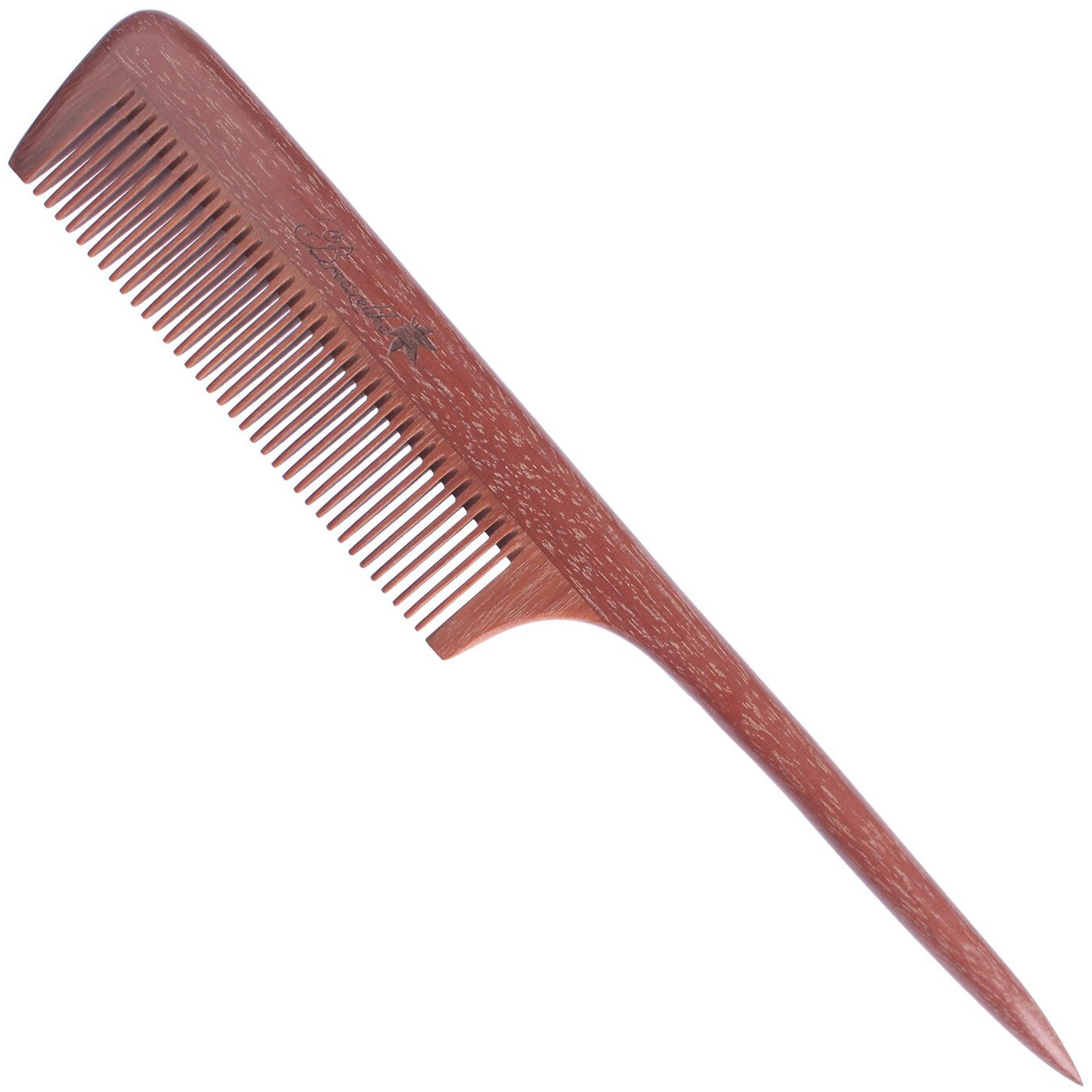 Breezelike Hair Combs - Fine Tooth Red Sandalwood Hair Comb - No Static Wooden Tail Comb For Women