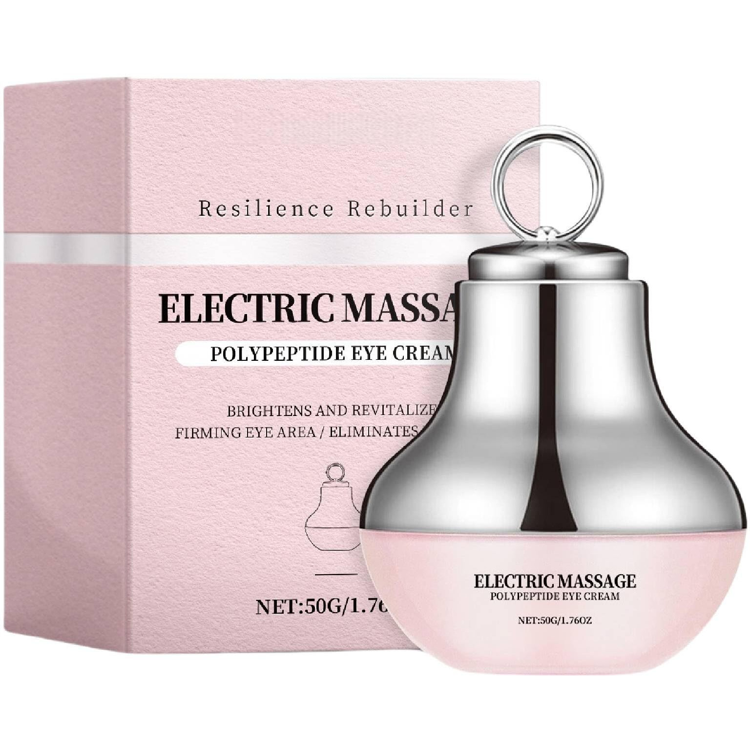 Iszeyu Electric Massage Eye Cream, Polypeptide Dark Circle Treatment, Firming And Anti-Wrinkle, With Gentle Vibration, 1.76 Oz