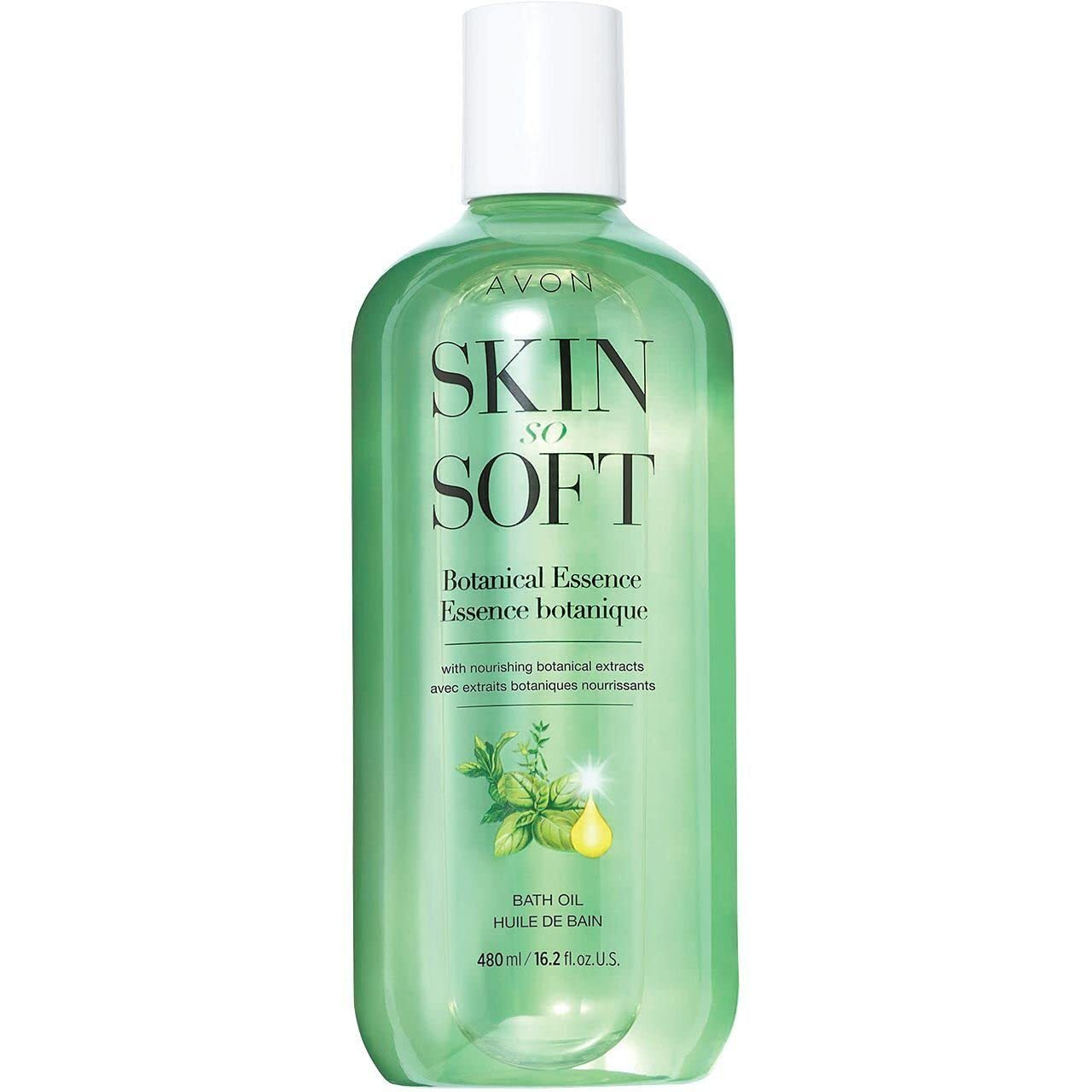 Avon Skin So Soft Botanical Essence Bath Oil, 16.2 Fl. Oz