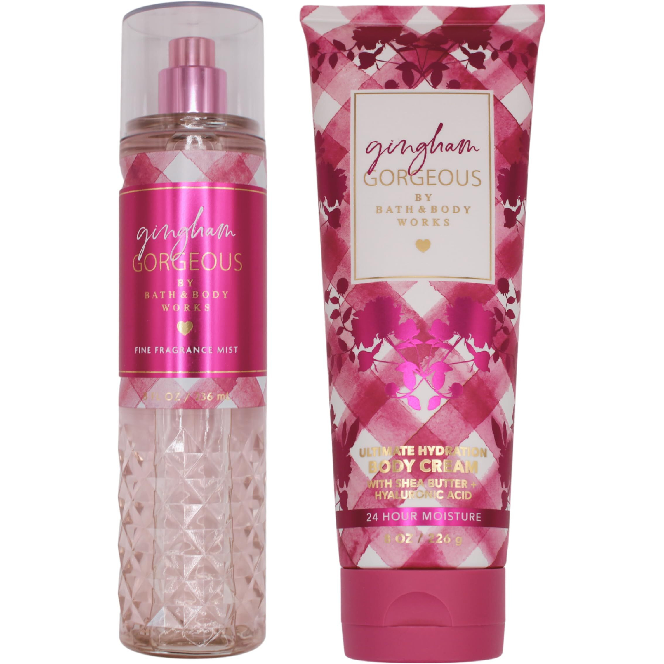 Gingham Gorgeous Fine Fragrance Mist And Ultimate Hydration Body Cream Bundle By Bath + Body Works - Full Size