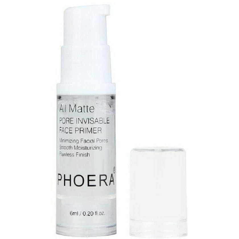 Phoera Face Primer Invisible Pores Base Oil Control Added Vitamins Makeup Base Pore Filler Moisturiser Matte Finish Long Lasting Makeup Skin Pore Minimizer Uk Cosmetics Aquapurity 6Ml
