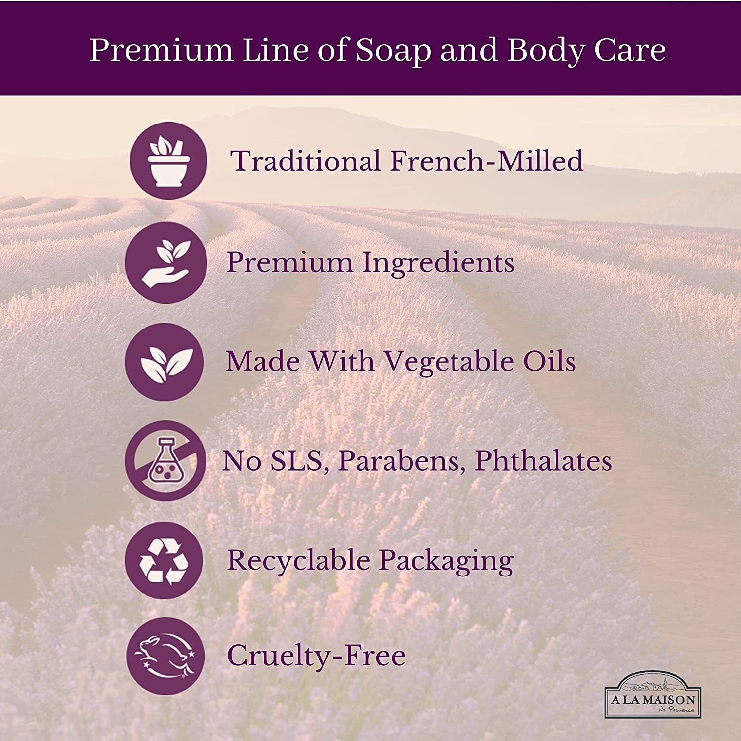 A La Maison De Provence Hand And Body Lotion | Natural Moisturizing Lotion With Argan Oil And Shea Butter | Moisturizer For Dry Skin | Paraben And Phthalates Free | Coconut Creme Scent 8 Oz (1 Pack)