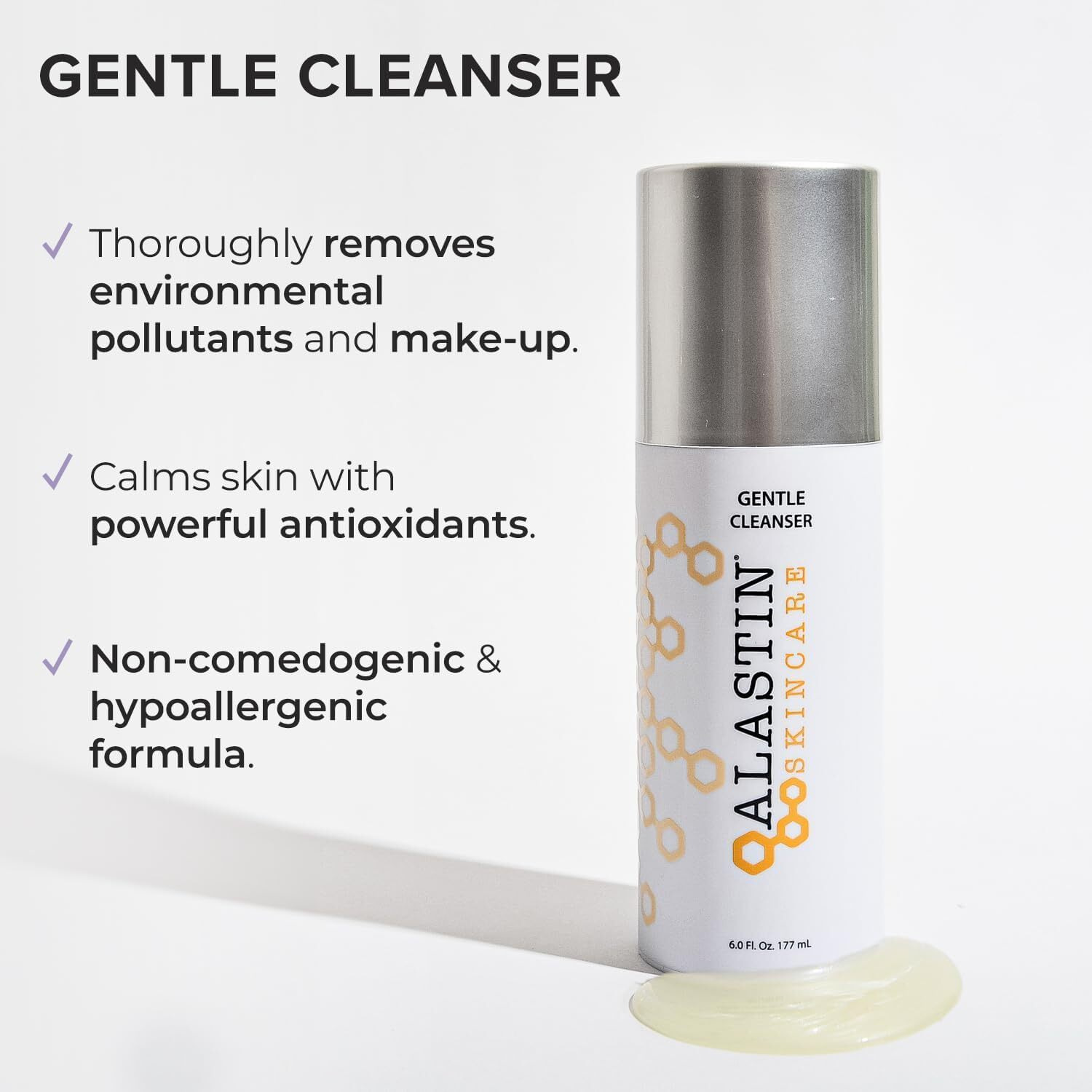 Alastin Skincare Gentle Cleanser Foaming Gel Face Wash (6 Oz) | Soothing & Nourishing For Dry Skin | Cleansing Foam Removes Oil, Dirt, & Make-Up