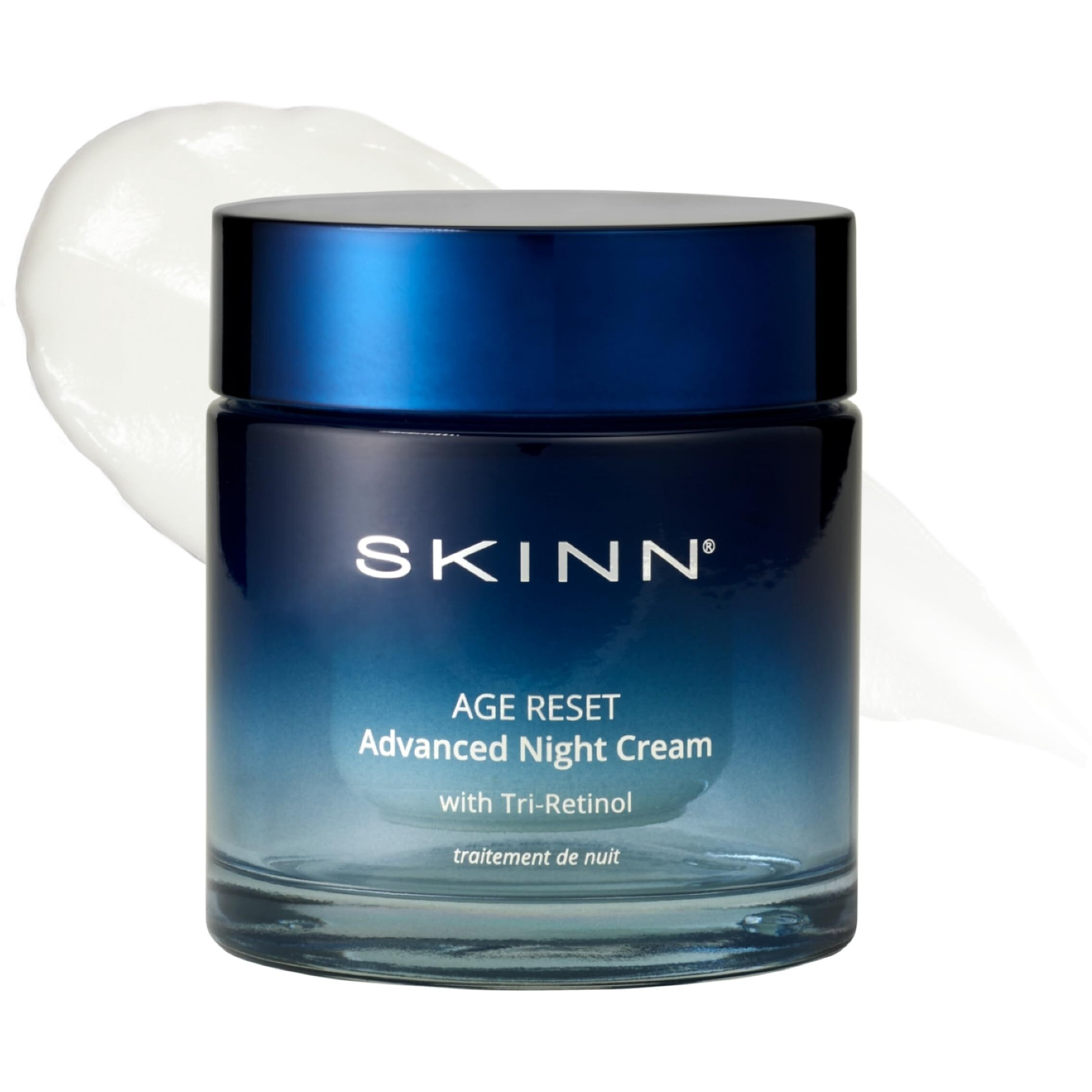 Skinn Advanced Night Cream For Face, 1.7 Fl Oz - Deep Wrinkle Cream For Women & Men For Fine Lines, Uneven Skin Tone & Sagging Skin - Facial Moisturizer Skin Care For Vibrant & Healthy-Looking Skin