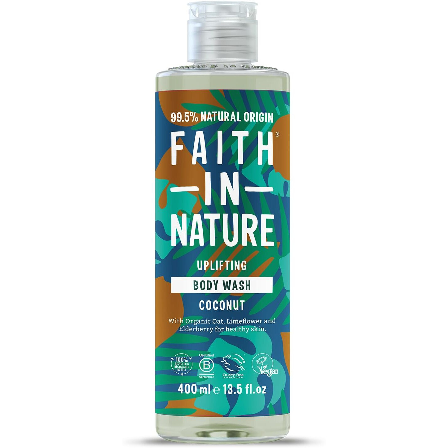 Faith In Nature Shower Gel Foam Bath Coconut 13 5 Fl Oz 400 Ml