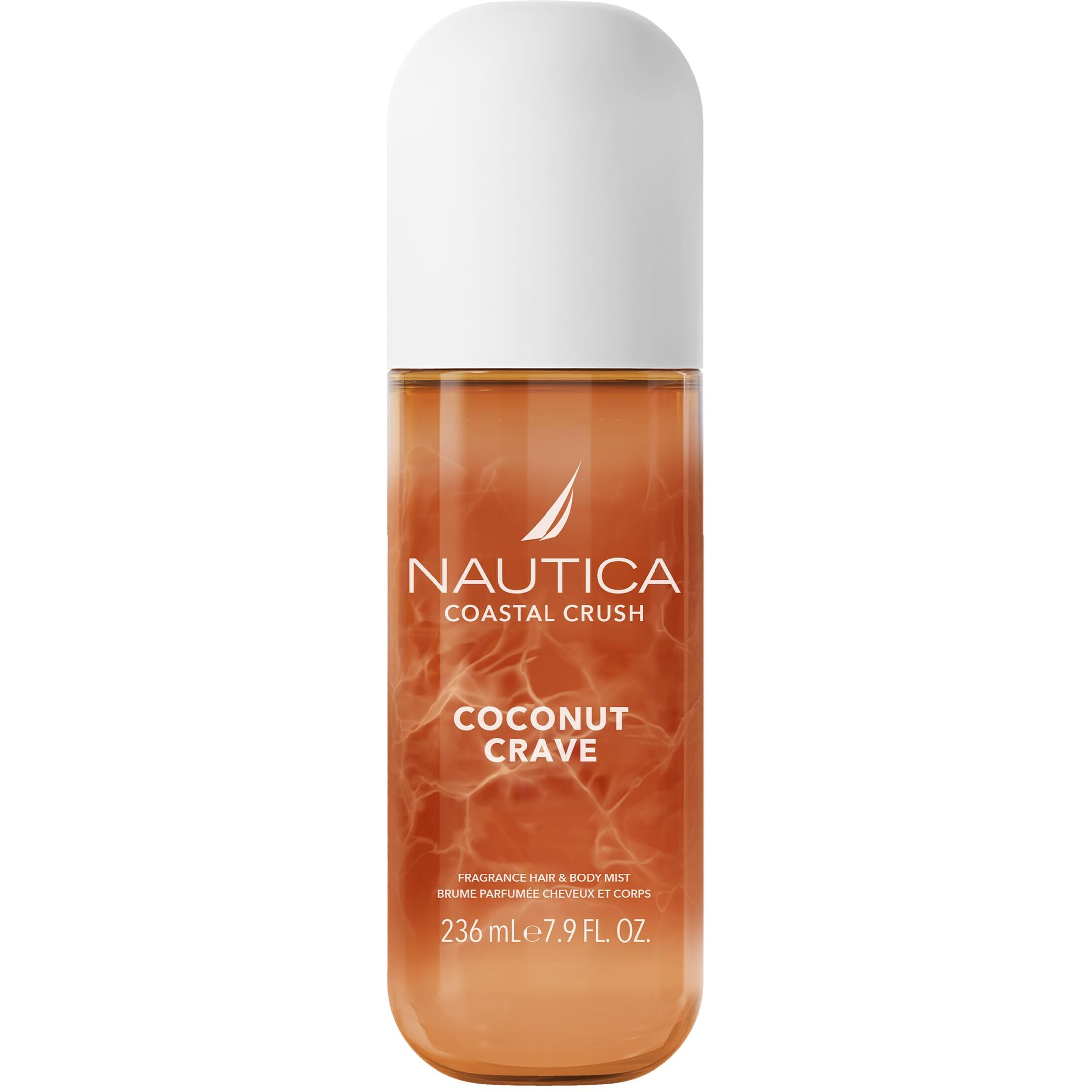 Nautica Coconut Crave, A Fruity Gourmand Hair & Body Mist For Women, Notes Of Coconut, Apple And Cedarwood, Long Lasting, 8.0 Fl Oz