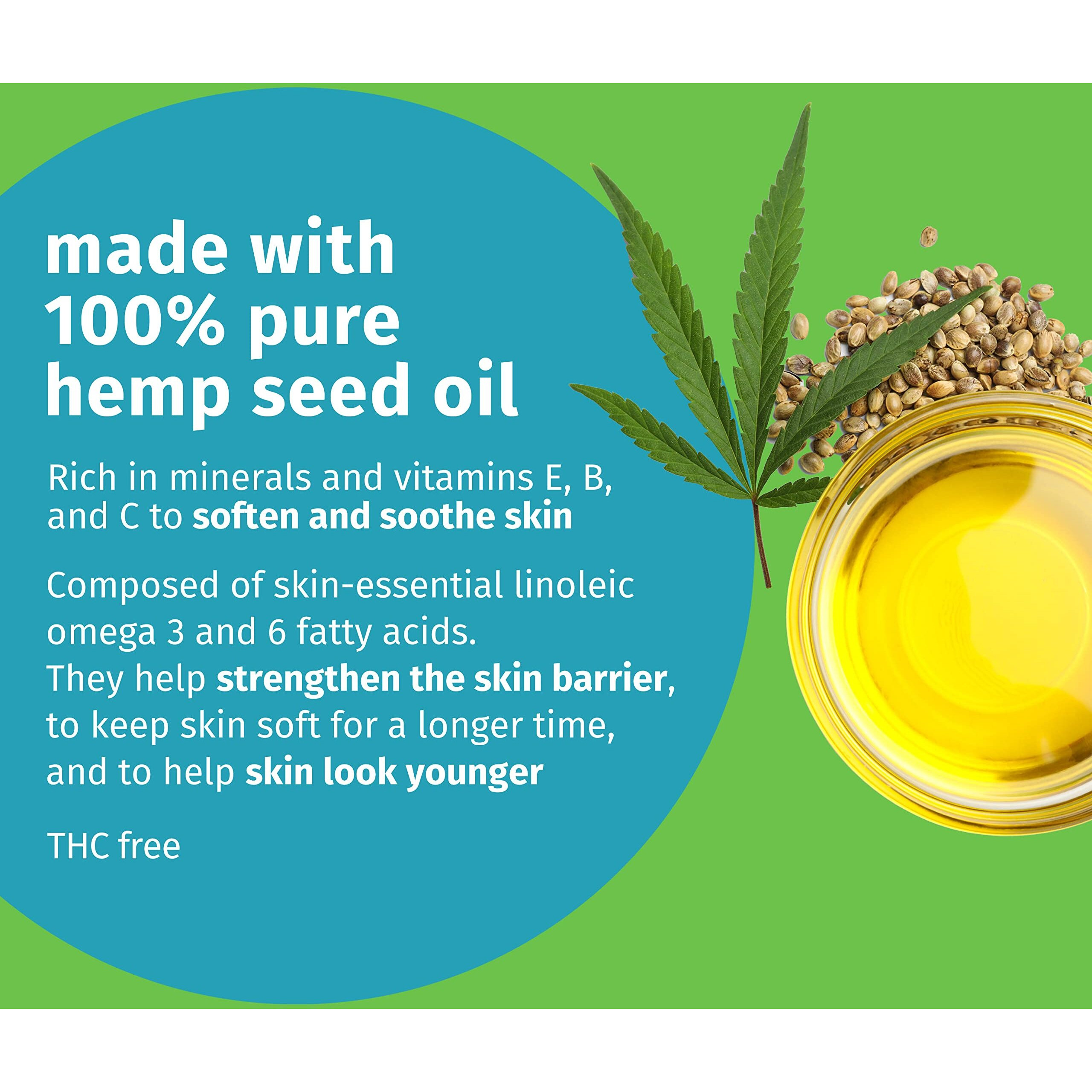 Hempz Body Wash - Fragrance Free - Hydrating For Sensitive Skin, Scented, Exfoliating With Shea Butter, Pure Hemp Seed Oil, And Algae For Sensitive Skin - 17 Fl Oz