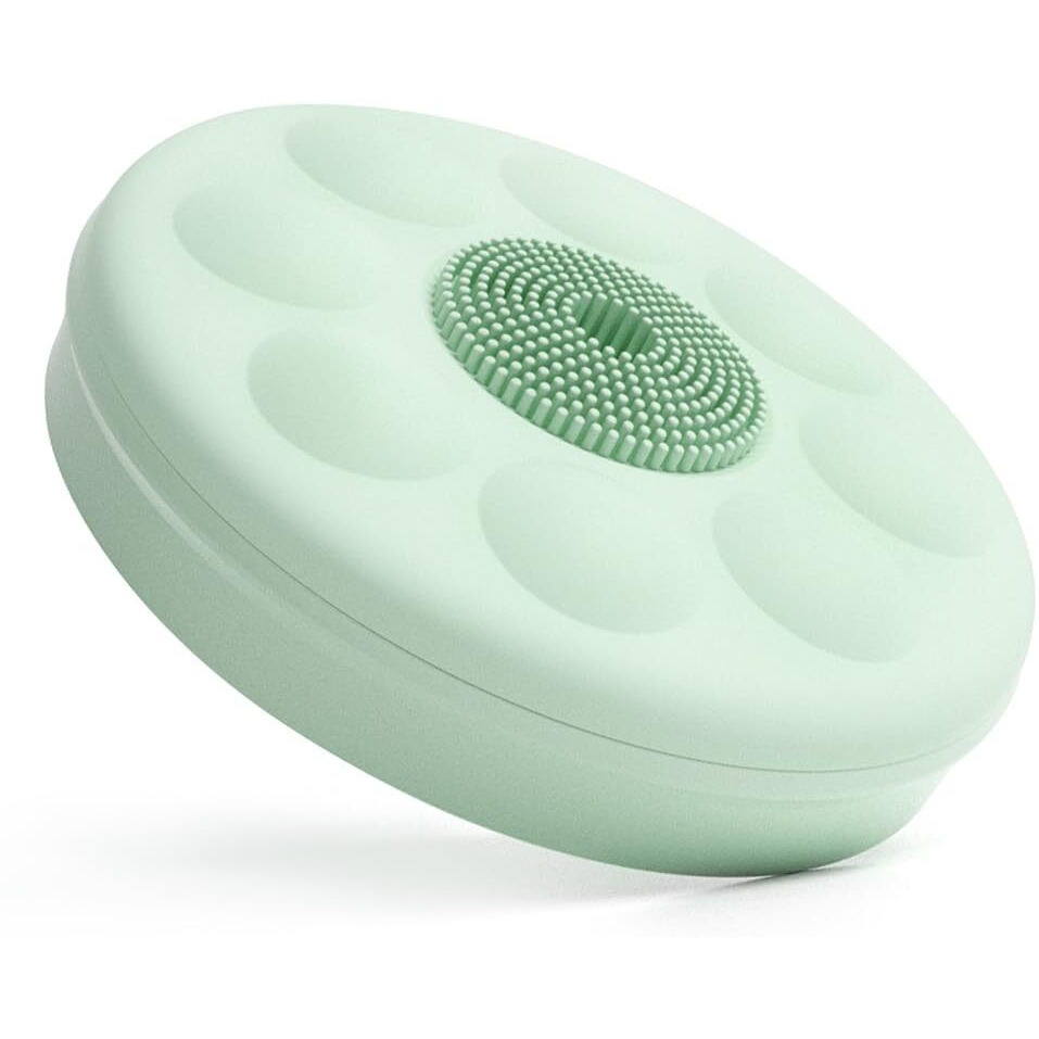 Oh,Xiyu. Electric Body Brush Bath Brush Head - Lotion Applicator Head, Pale Cypress Green, Only Suitable For Oh,Xiyu. Xy1 Electric Bath Brush