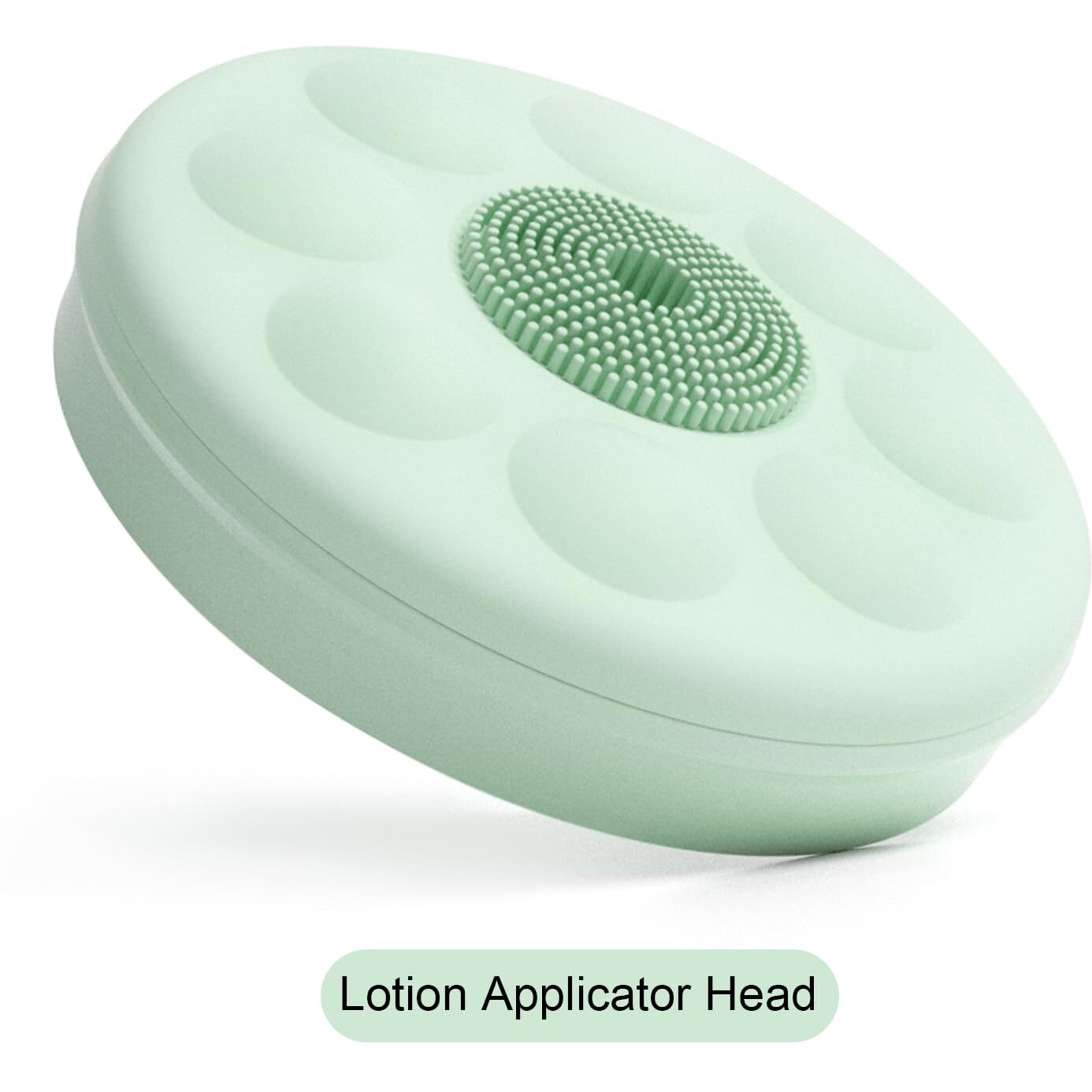 Oh,Xiyu. Electric Body Brush Bath Brush Head - Lotion Applicator Head, Pale Cypress Green, Only Suitable For Oh,Xiyu. Xy1 Electric Bath Brush