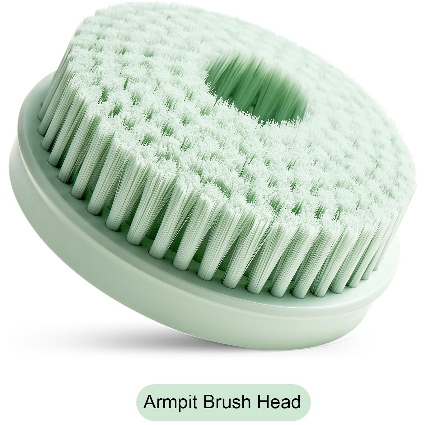 Oh,Xiyu. Electric Body Brush Bath Brush Head - Armpit Brush Head, Pale Cypress Green, Only Suitable For Oh,Xiyu. Xy1 Electric Bath Brush