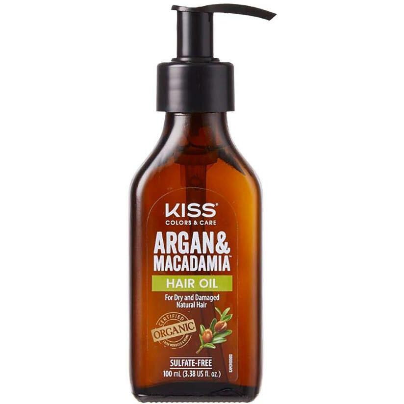 Kiss Argan & Macademia Reparative Hair Oil Serum 100Ml (3.38 Us Fl.Oz.)