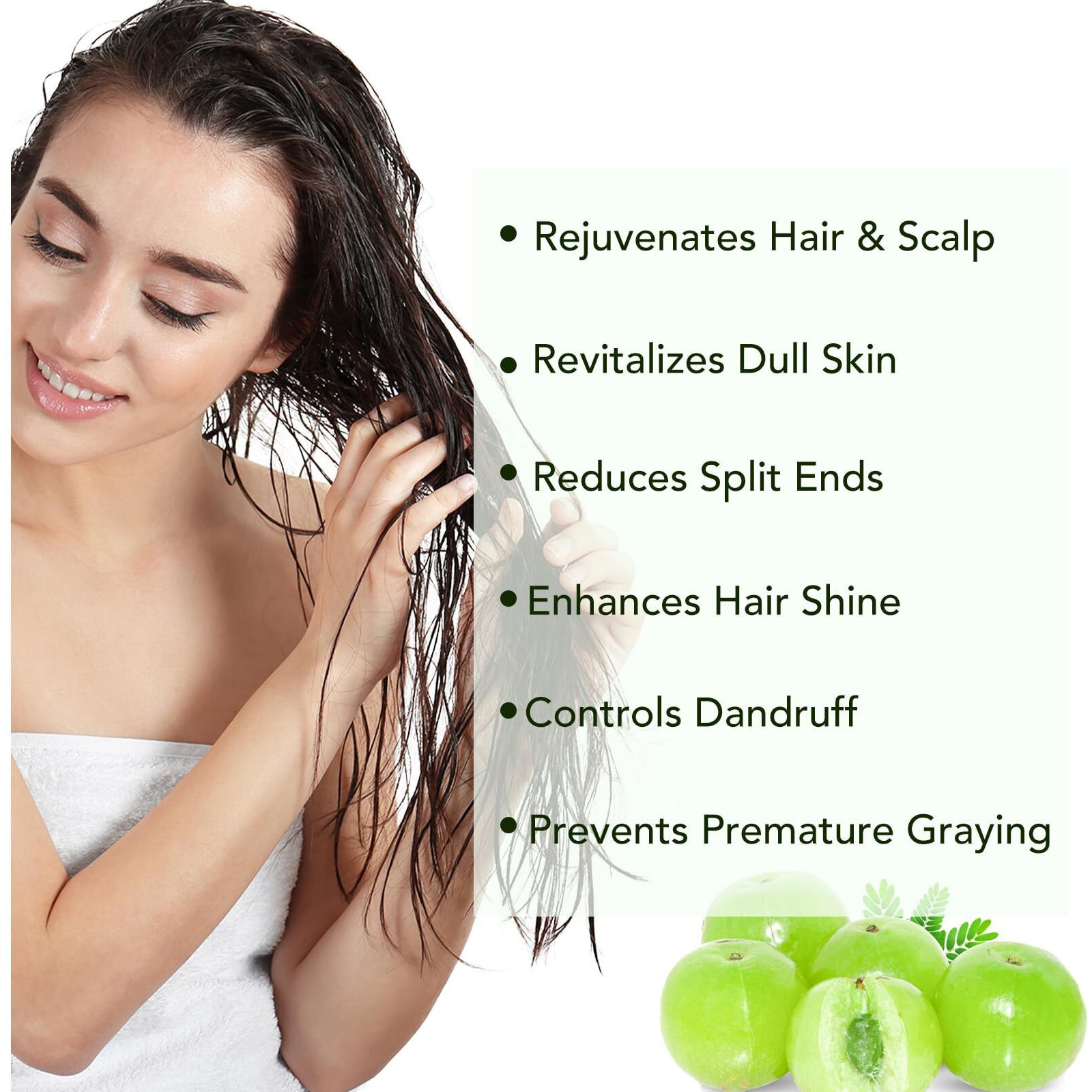 Sbheangba Cold Pressed Amla Oil 100% Pure Natural Organic For Hair Growth, Moisturize Healthy And Strengthen Hair, Nourishes Scalp Hair Treatment Oils 2.02 Fl Oz