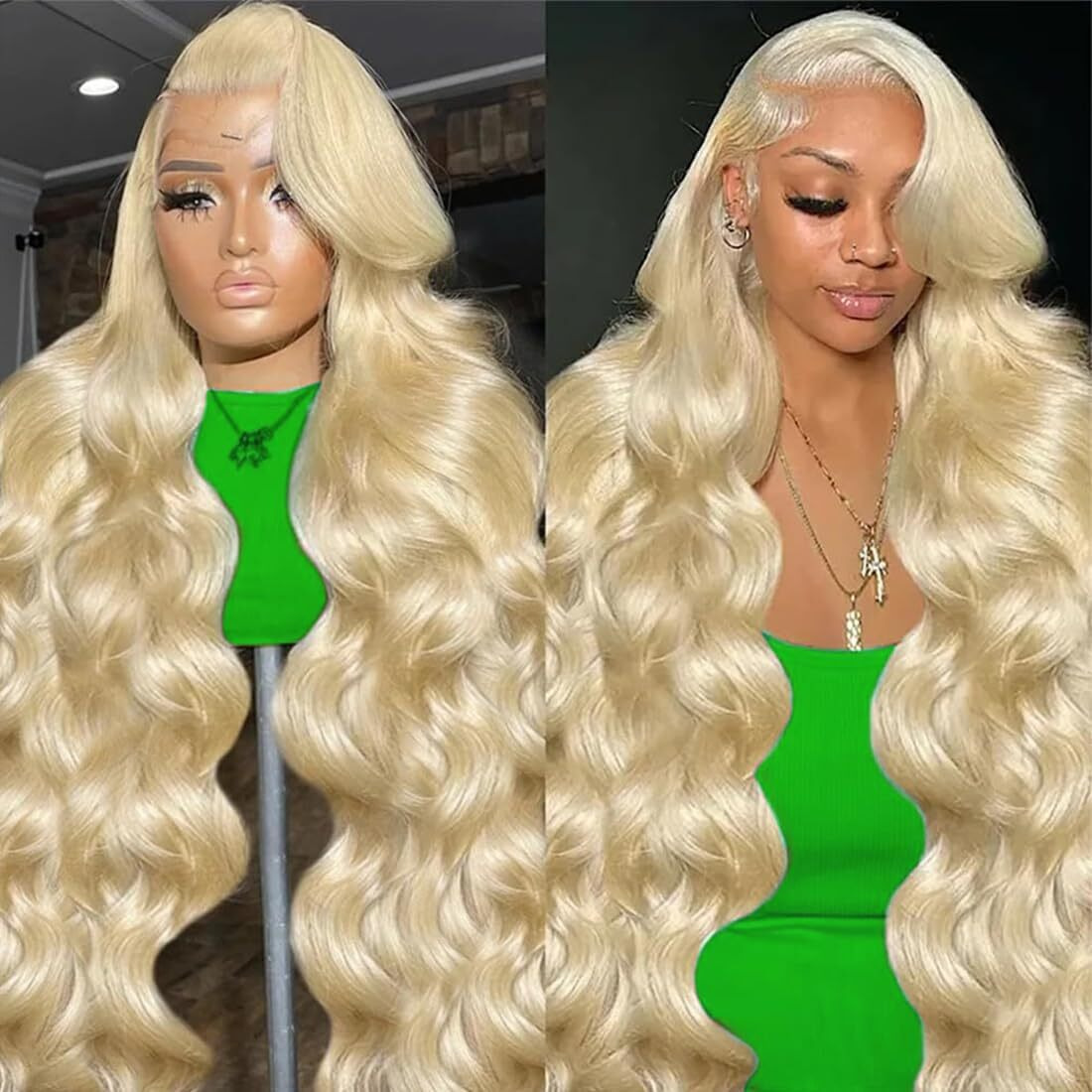 Ying Guan 250% Density 613 Lace Front Wig Human Hair 5X5 Hd Lace Closure Wigs Human Hair Blonde Wigs Body Wave 613 Glueless Wigs Human Hair Pre Plucked With Baby Hair 28 Inch