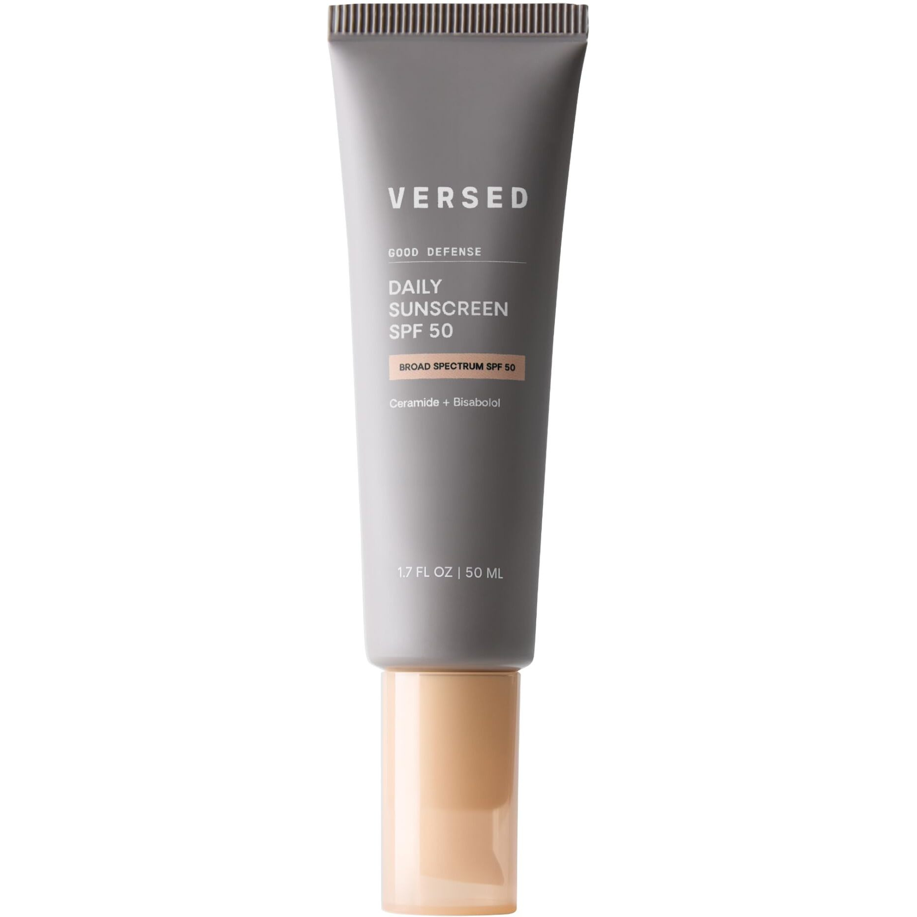 Versed Good Defense Daily Sunscreen For Face - Spf 50 Pa++++ Broad Spectrum Chemical Sunscreen For All Skin Types - Lightweight & Hydrating Sun Screen - Pregnancy Safe (1.7 Oz)