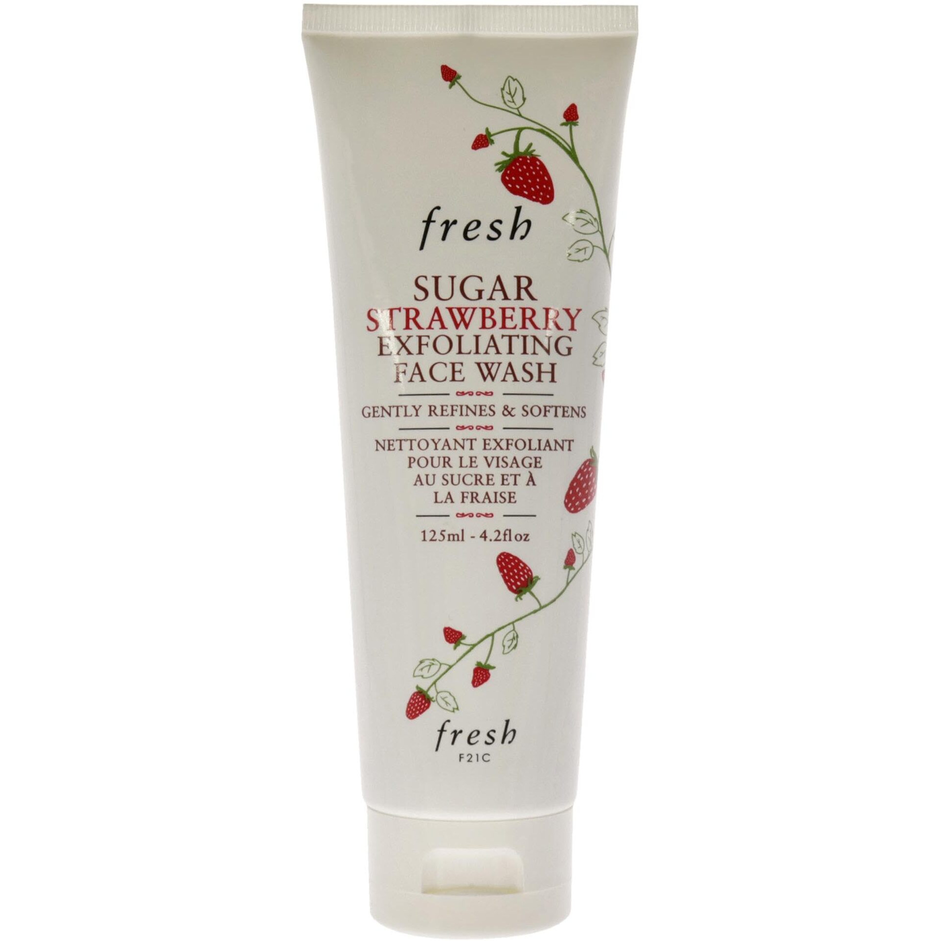 Fresh Sugar Strawberry Exfoliating Face Wash Cleanser Women 4.2 Oz