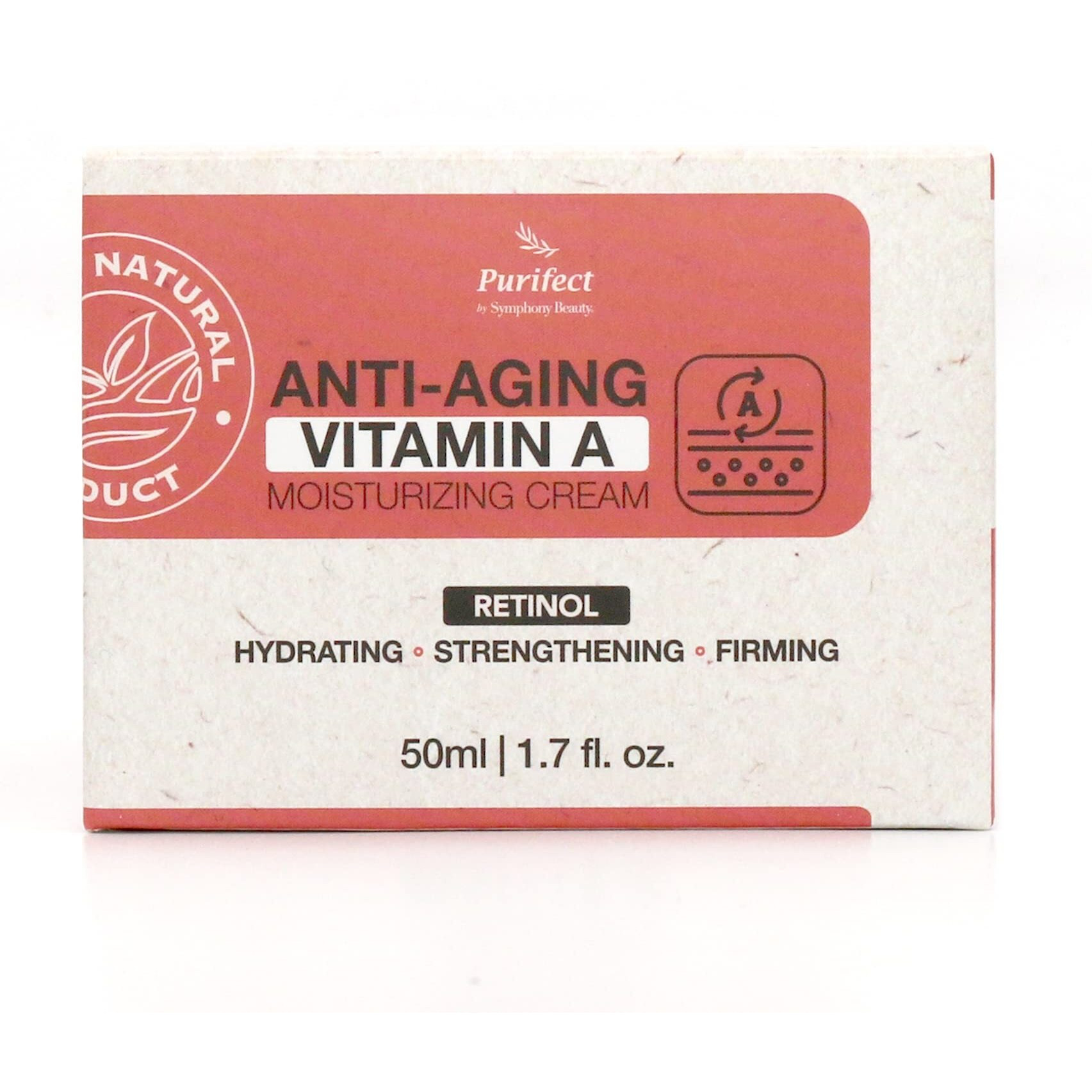 Retinol (Vitanim A) Facial Moisturizer Cream 50Ml 1.7Fl Oz-Rich & Creamy Non Steakey And Greasy Formular Vitamin A C E Retinol Collagen Hyaluronic Acid Made In Usa