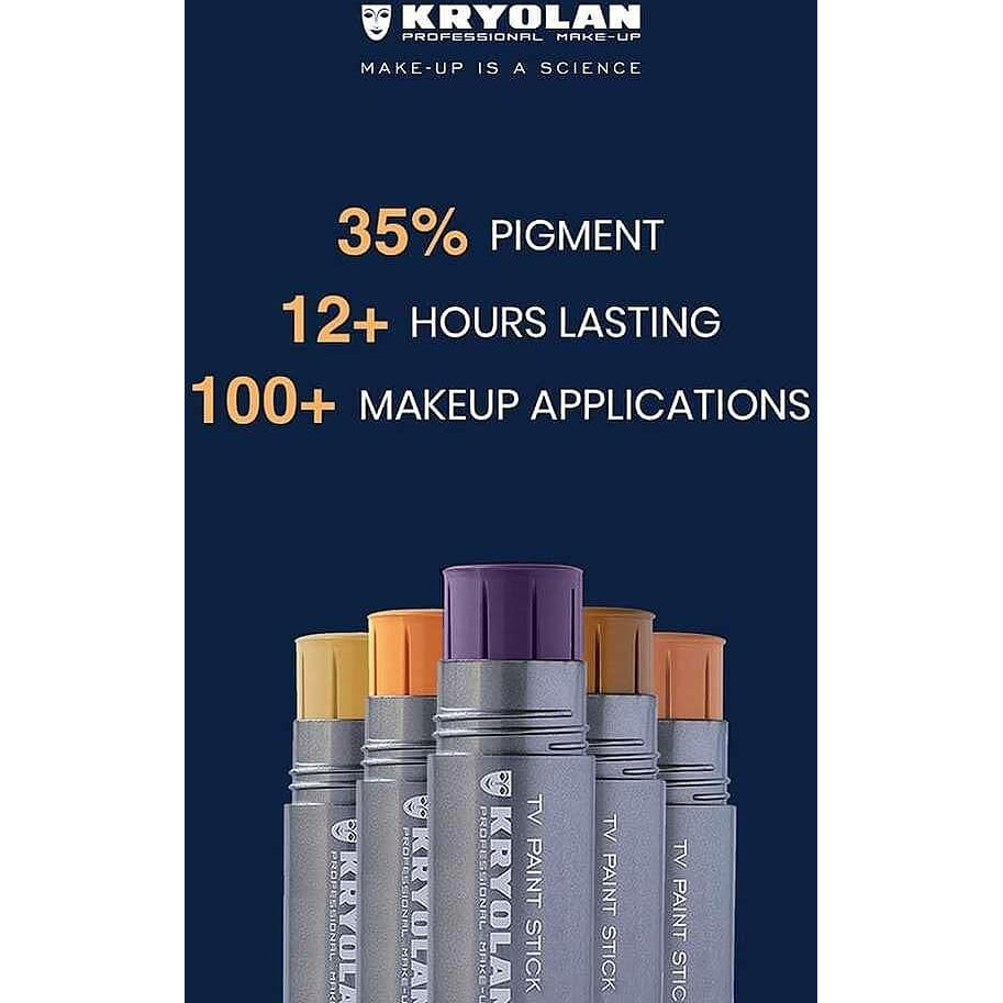 Kryolan Tv Paint Stick - R27 Kryolan Makeup - Makeup Foundation - Makeup For Tv, Theater, Stage, Acting, Face And Body, Full Coverage Concealer Foundation - Made In Usa (25 G)