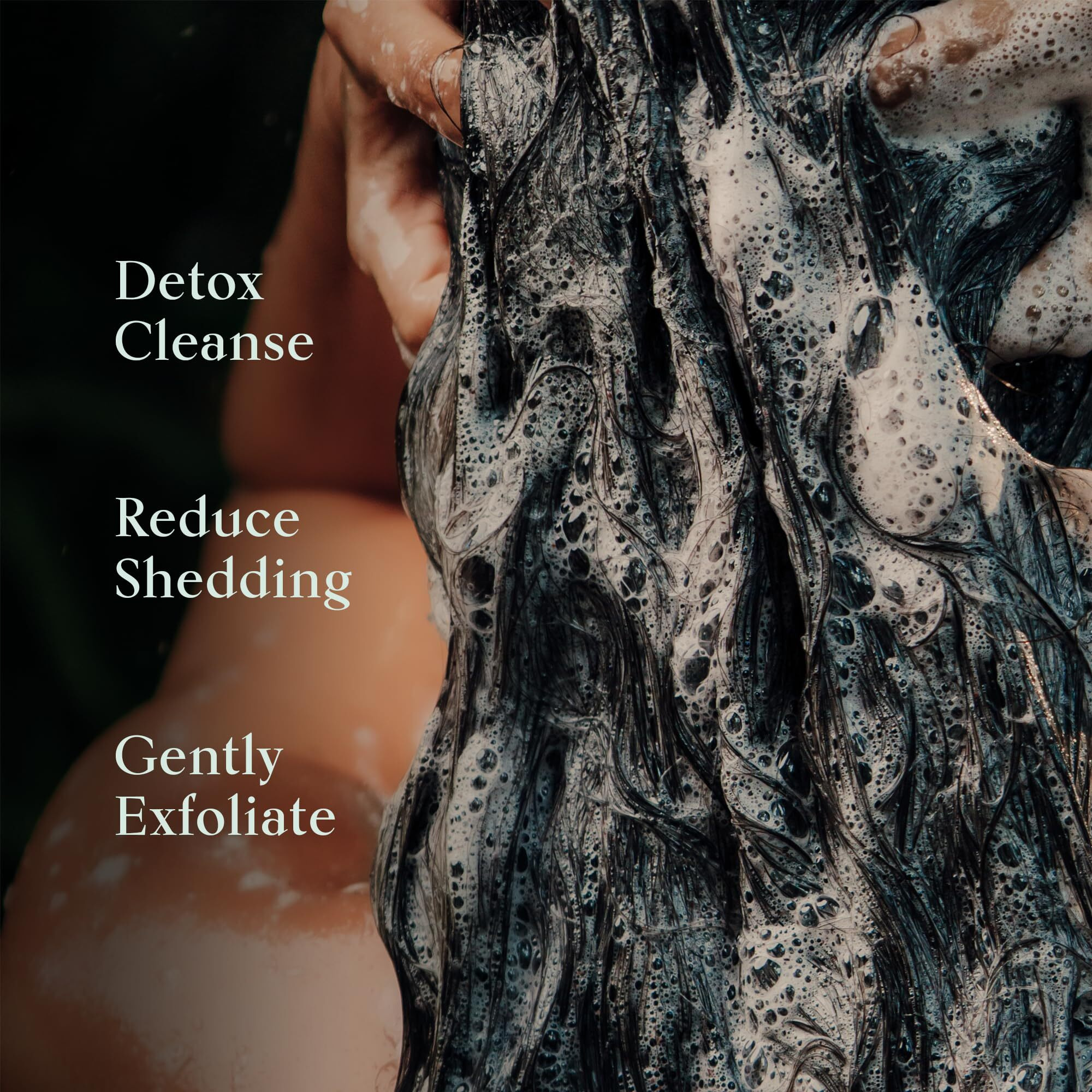 Shaz & Kiks Balancing Clay Hair Cleanser | Sulfate-Free,Clarifying Shampoo For All Hair Types | Strengthen Roots And And Reduce Hair Shedding With Indian Clay And Hibiscus
