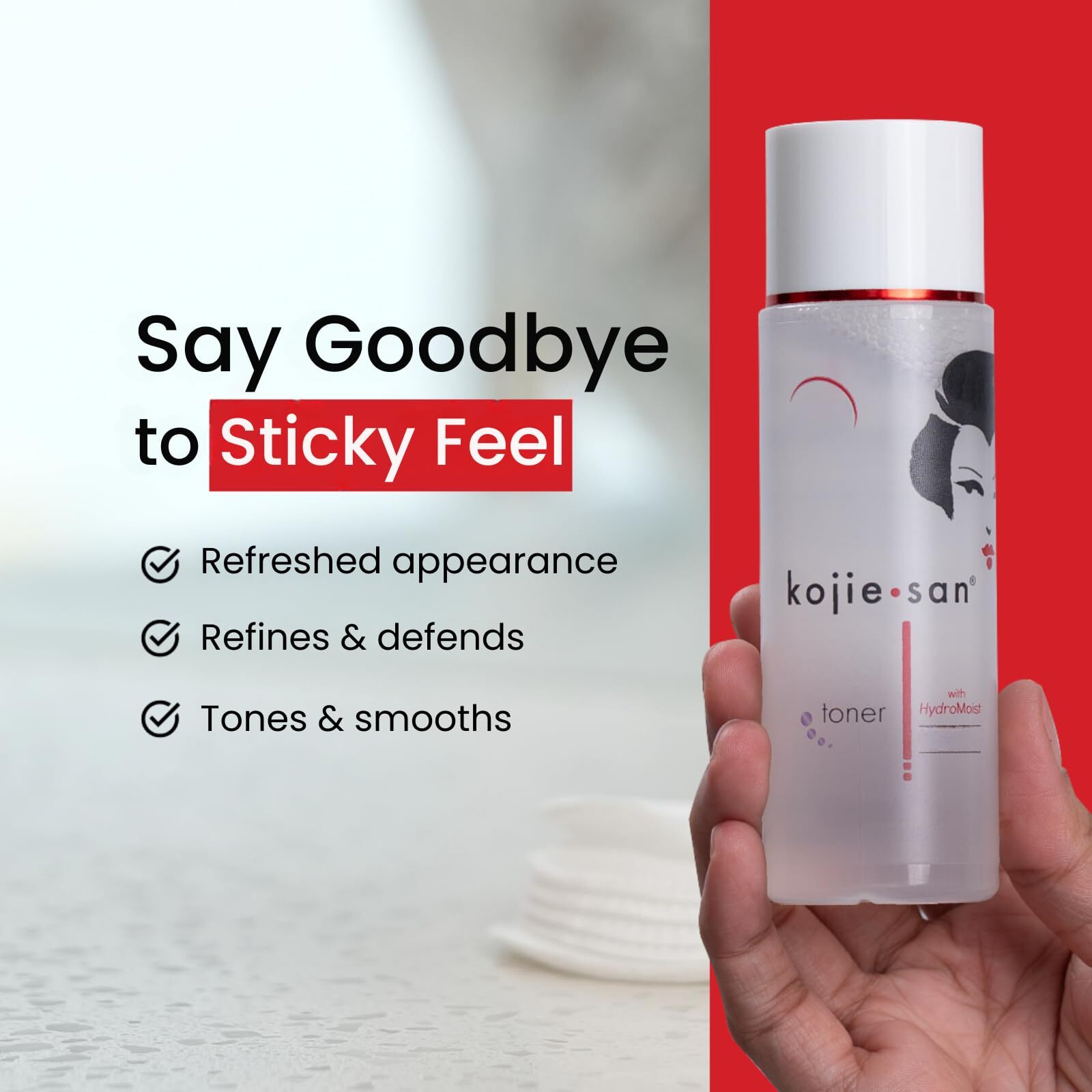 Kojie San Dual Action Cleanser And Toner, Deep Cleansing Toner, Gentle Exfoliating, And Helps Reduce Excess Oil - 100Ml