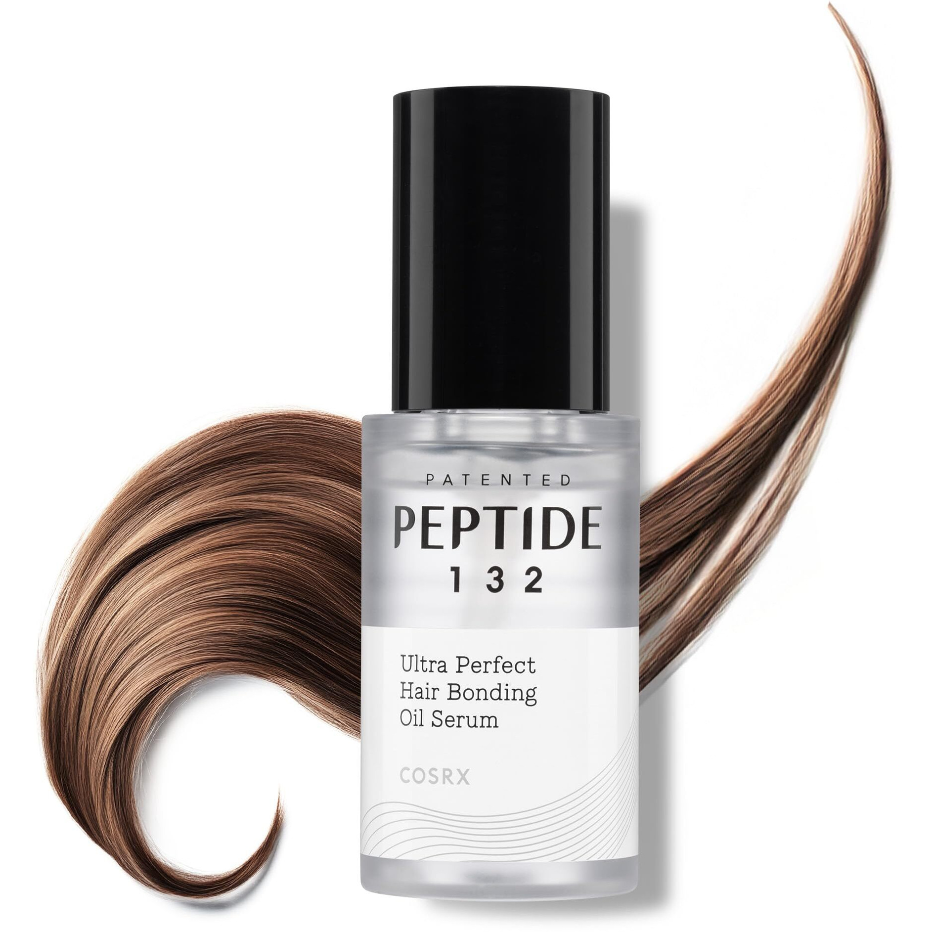 Cosrx Peptide 132 Hair Bonding Oil Serum, Travel Size Keratin Treatment For Frizzy, Damaged, Dry Hair - Repairs Split Ends, Adds Hair Gloss With Argan & Jojoba Oils - For All Hair Types - 0.94 Fl Oz