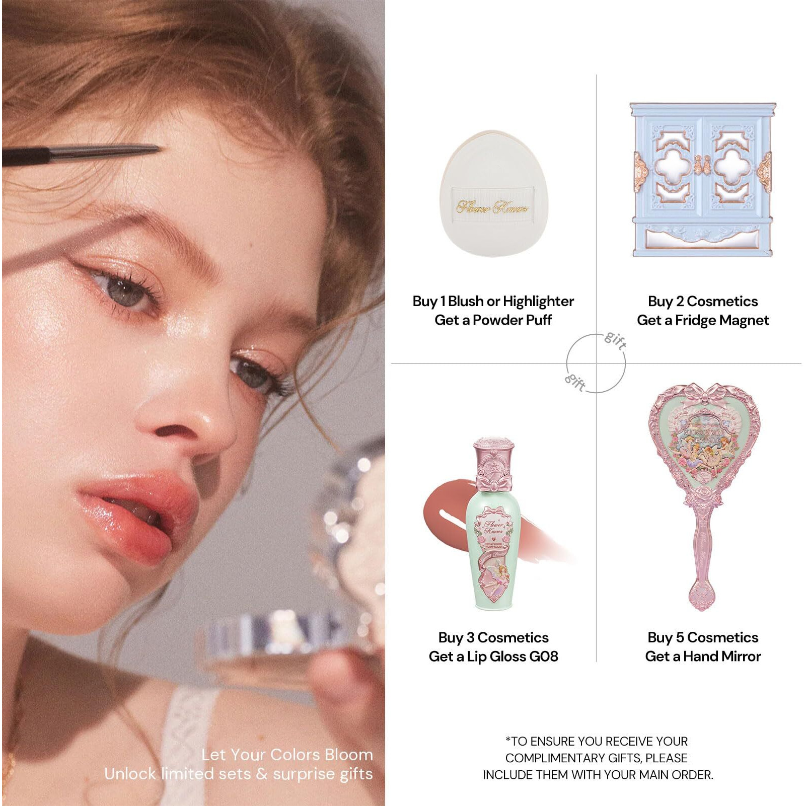 Flower Knows Shell's Jewel Nourishing Shimmer Lip Glaze - Moonlight Shimmer,Lip Oil Care & Juicy Shine,All-Day Hydration, Soft & Glistening Lips,0.16 Fl. Oz(P06 Lunar Jelly)