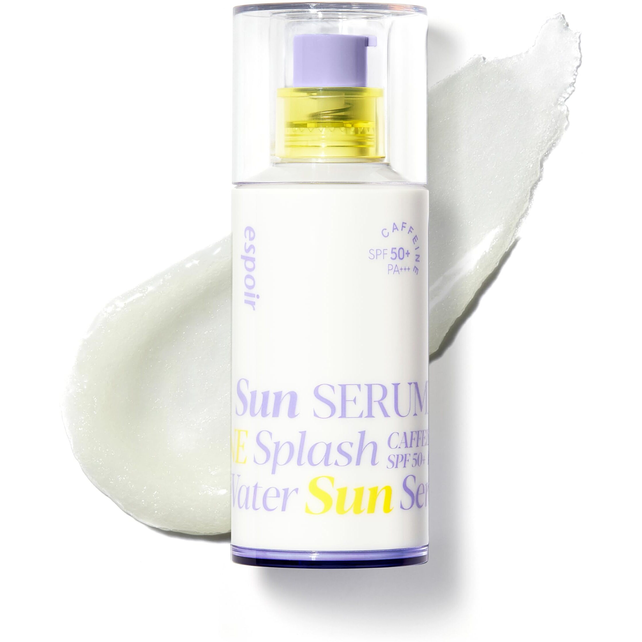 Espoir White Cast Zero Water Splash Sun Serum Spf50+ Pa+++  Hydrating And Moisturizing Serum Type Sunscreen For Daily Use  Non-Oily Texture With Fresh Finish  Easy-To-Use Pump Type Container