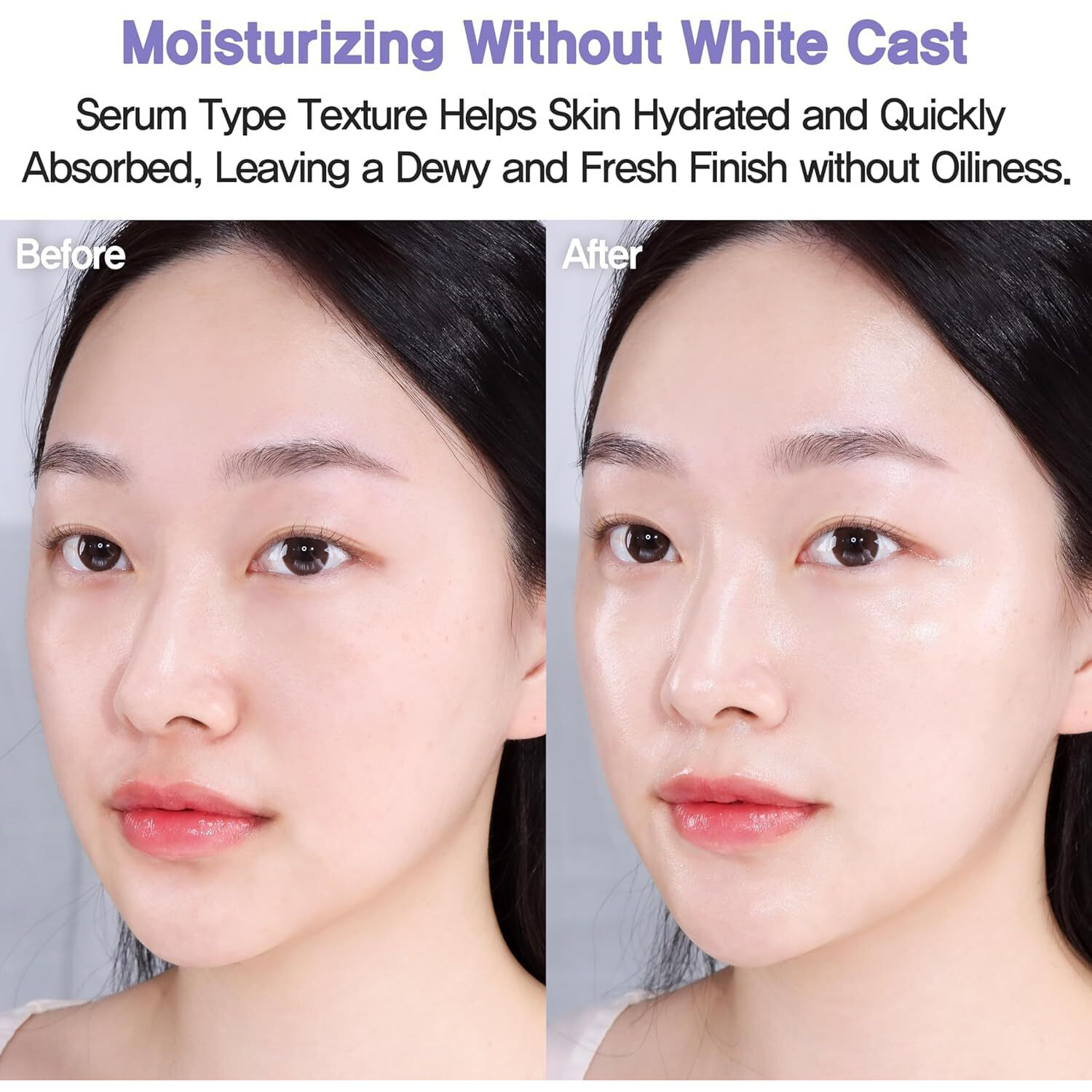 Espoir White Cast Zero Water Splash Sun Serum Spf50+ Pa+++  Hydrating And Moisturizing Serum Type Sunscreen For Daily Use  Non-Oily Texture With Fresh Finish  Easy-To-Use Pump Type Container