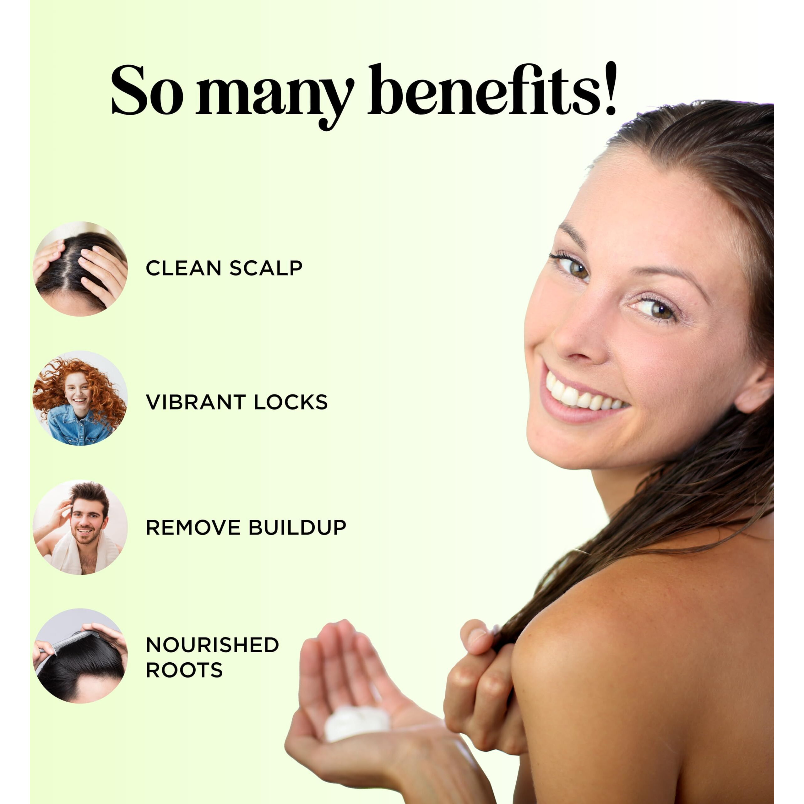 Oily Hair Shampoo For Greasy Hair - Clarifying Shampoo For Oily Hair And Dry Scalp Cleanser For Build Up - Deep Cleansing Shampoo For Oily Scalp Toner With Purifying Essential Oils For Hair Care