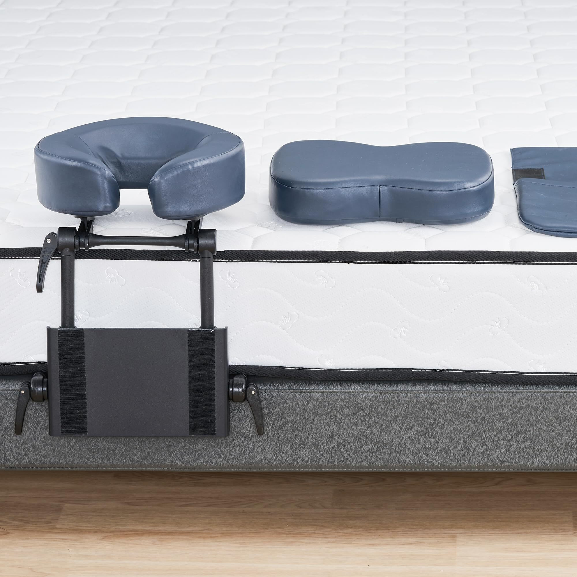 Master Health Product Massage Portable Face Down Massage Kit For Desk And Table Top, Office Sleeping Nap Rest Facial Pillow, Face Down Therapy After Eye Surgery (Blue)