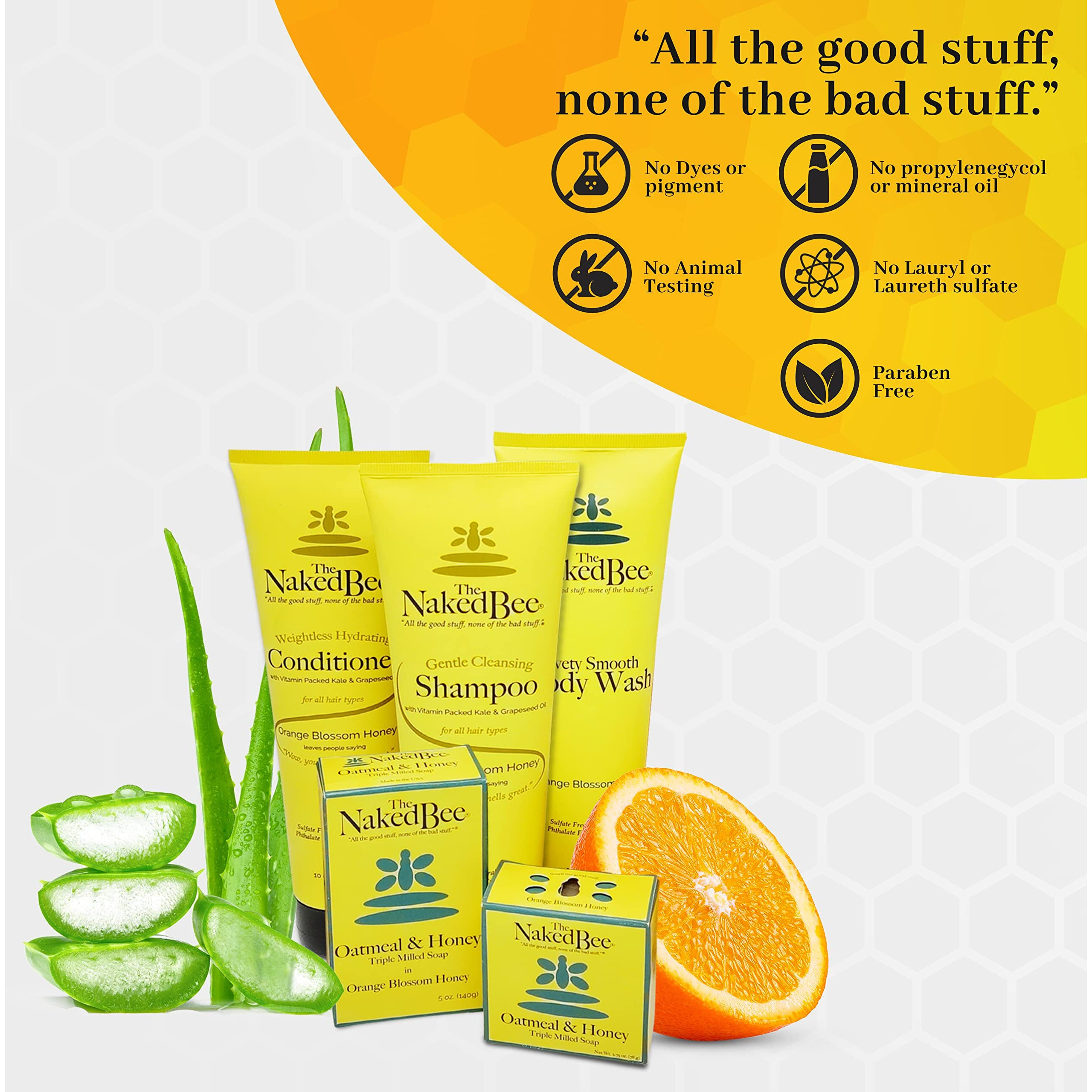 The Naked Bee Gel Cleanser Facial Wash (5.5 Oz) Hydrating & Moisturizing - Daily Gel Cleanser Face Wash For All Skin Type With Orange Blossom Honey