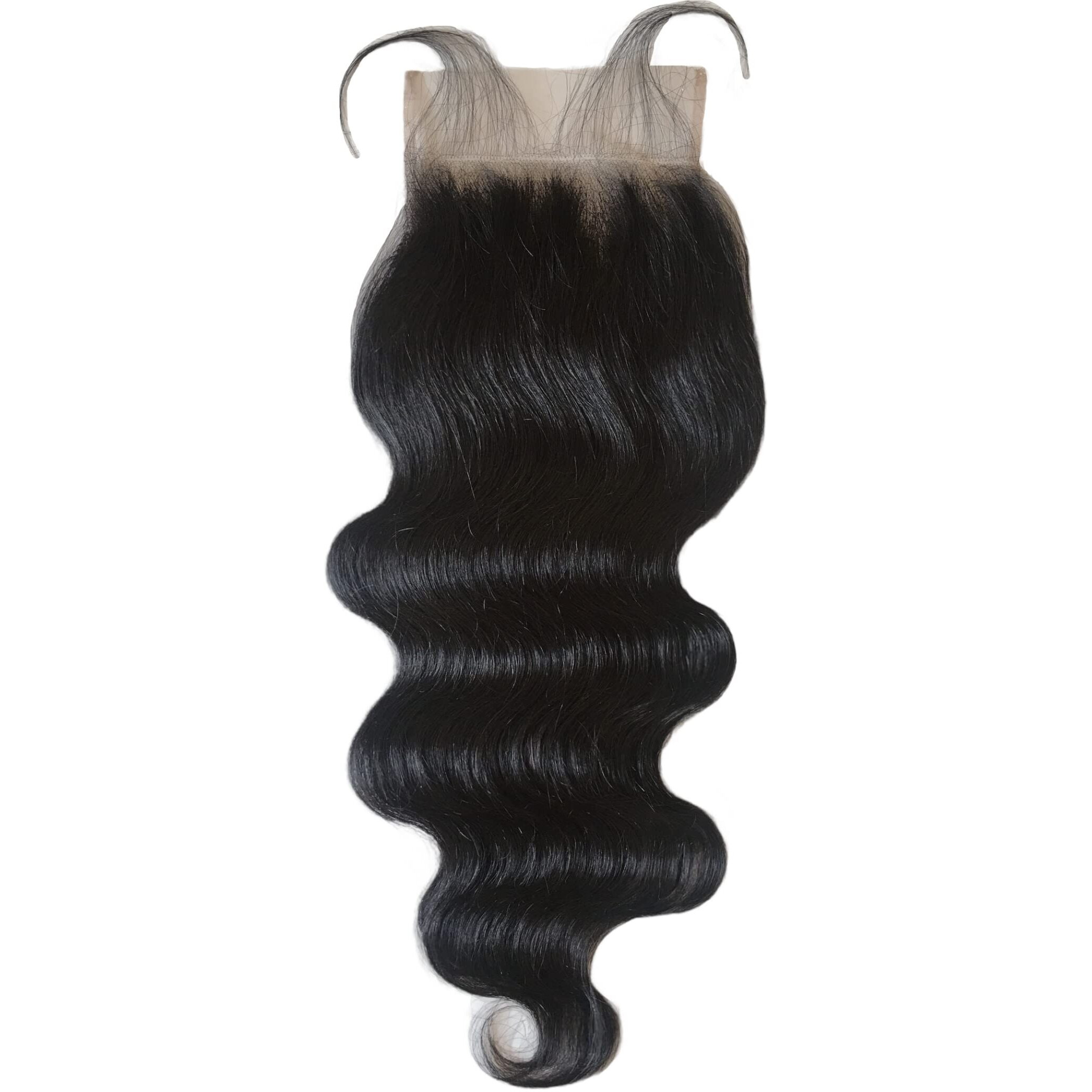 Joe Green 6X6    Hd Transparent Closure With 100% Virgin Remy Human Hair Pre-Plucked Baby Hair Natural Color (6X6 Body Natural, 10 Inch (Pack Of 1))