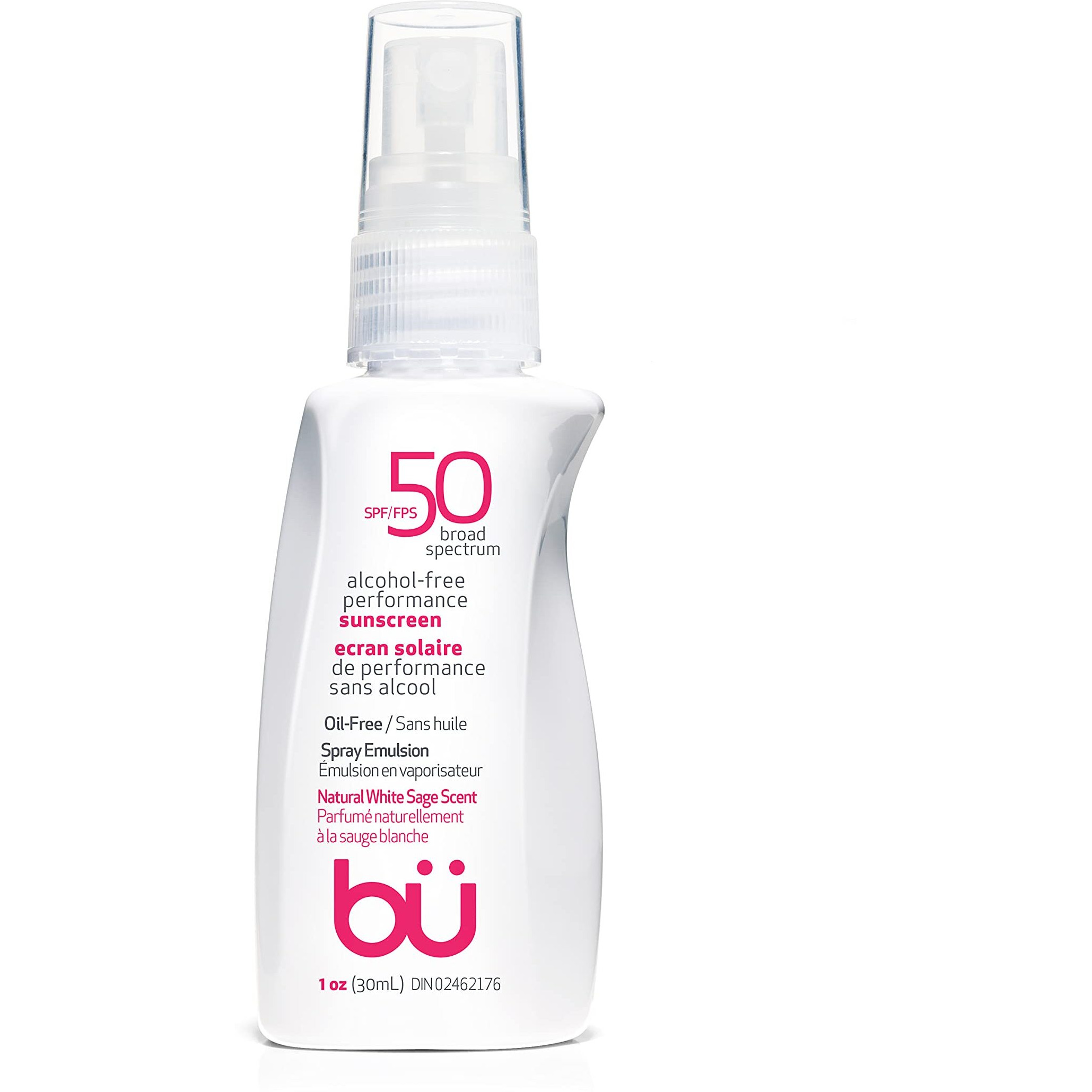 Bu Spf 30 Sunscreen Spray For Face And Body, Non Aerosol Spray, Clear Wowmist, Tsa Travel Size Sunblock, Oil Free And Water Resistant For Sensitive Skin, Natural Citrus 3.3 Oz