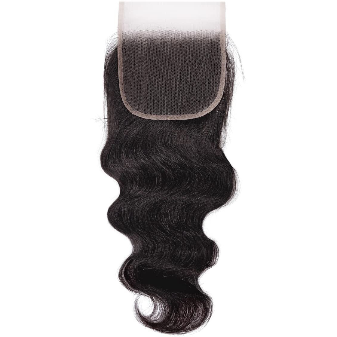 Joe Green 5X5    Hd Transparent Closure With 100% Virgin Remy Human Hair Pre-Plucked Baby Hair Natural Color (5X5 Body Natural, 12 Inch (Pack Of 1))