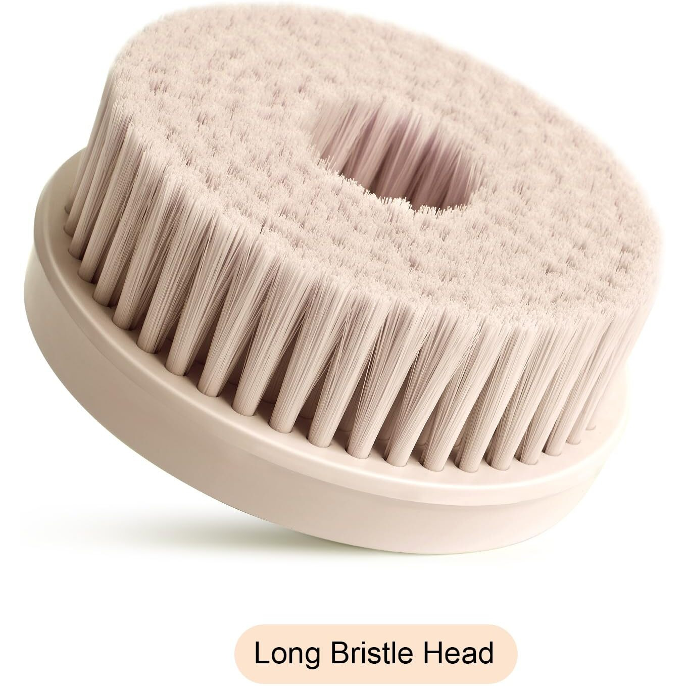 Oh,Xiyu. Electric Body Brush Bath Brush Head - Long Bristle Head, Chrysanth Pink, Only Suitable For Oh,Xiyu. Xy1 Electric Bath Brush