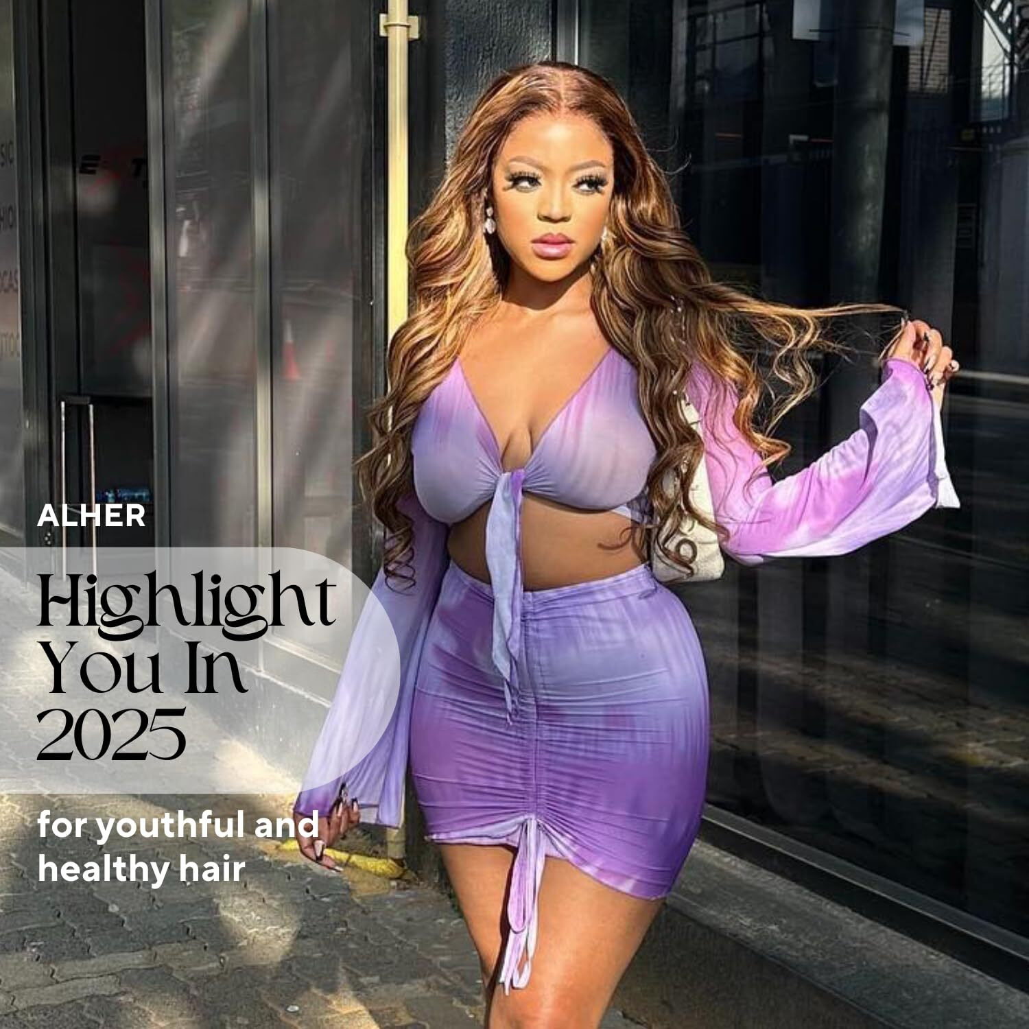 Alher F4/27 Honey Blonde Highlight 13X4 Lace Frontal Closure Human Hair Body Wave, Balayage Ombre Colored Ear To Ear 13 X 4 Hd Transparent Lace Frontal Baby Hair(150% Density, 14 Inch)