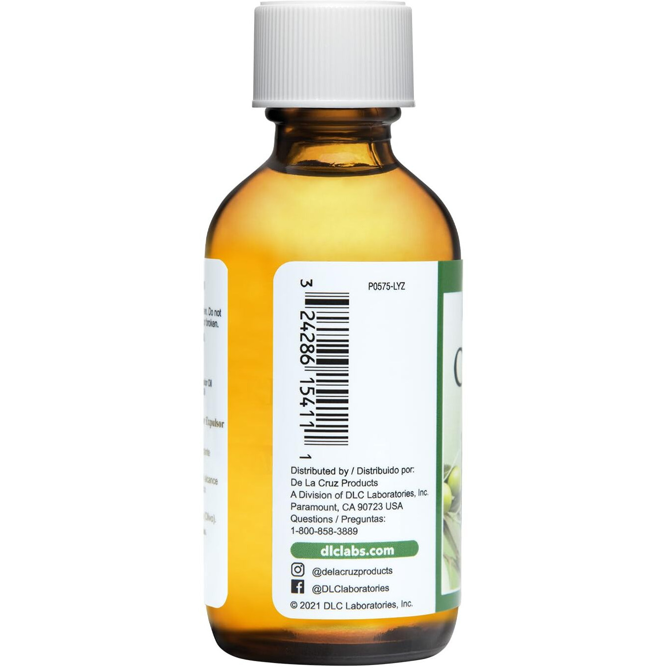 De La Cruz Pure Olive Oil - Natural Expeller Pressed Olive Oil For Hair And Skin - Lightweight Body Oil For Dry Skin 2 Fl Oz (12 Bottles)
