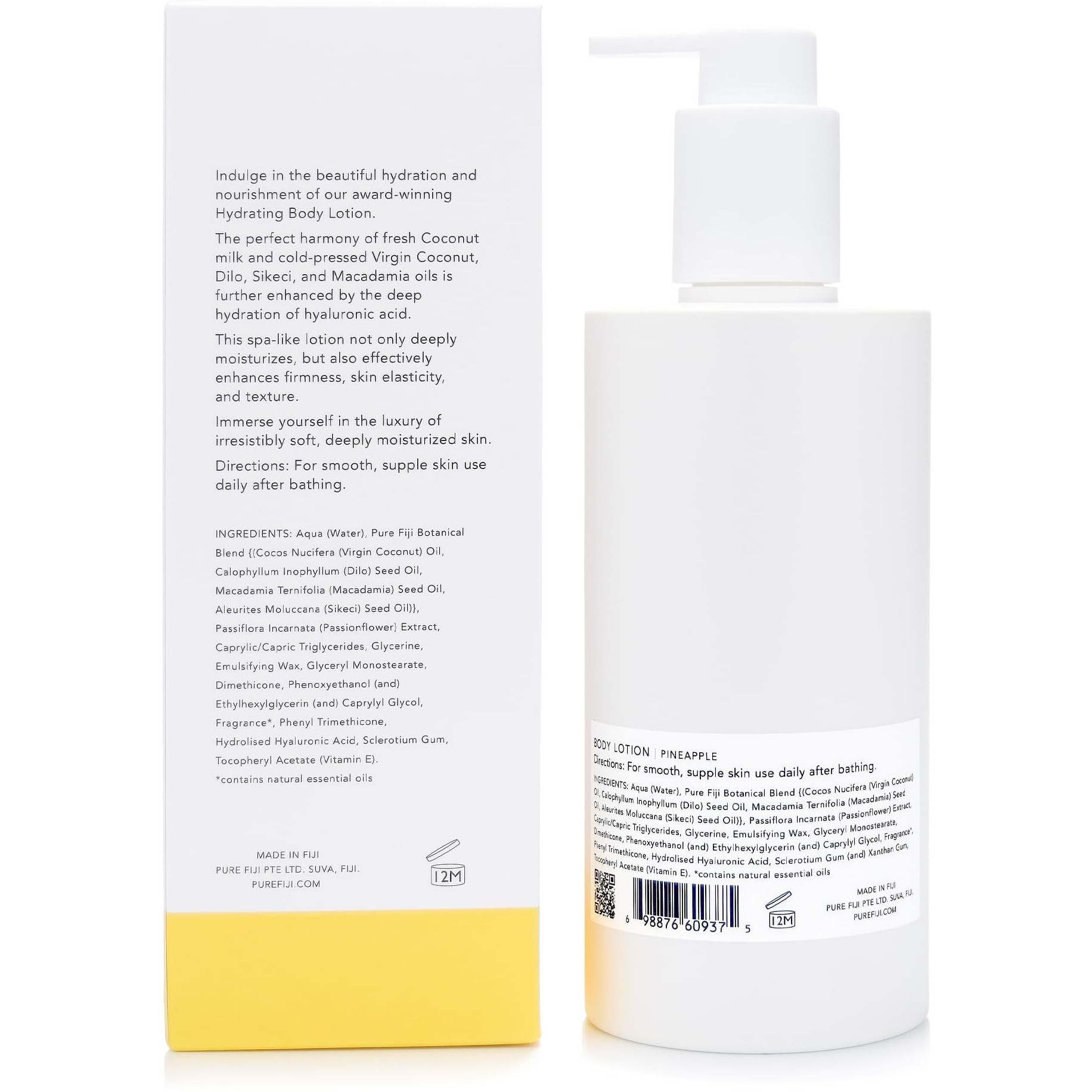 Pure Fiji Hydrating Body Lotion, Pineapple (10.14 Fl.Oz /300Ml)