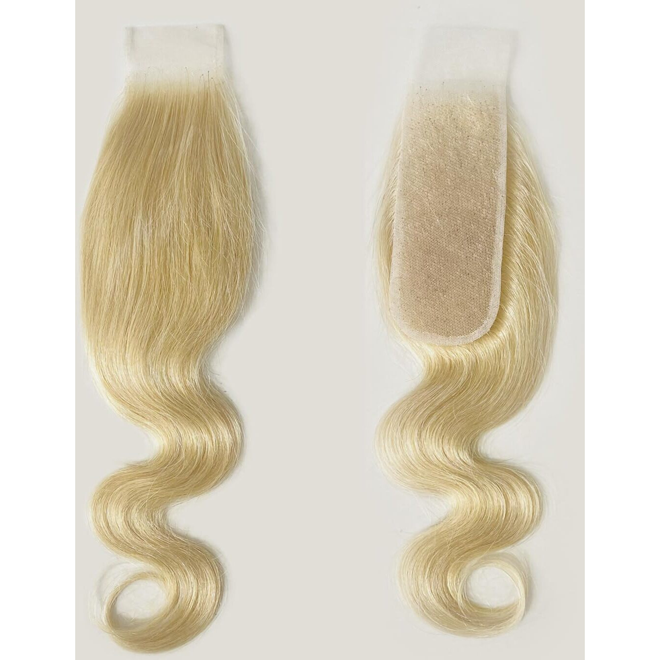 2X6 Blonde Closure Hd Transparent 10A Middle Part 613 2X6 Lace Closure Body Wave 100% Unprocessed Brazilian Virgin Remy Hair Extention With Baby Hair 10 Inch