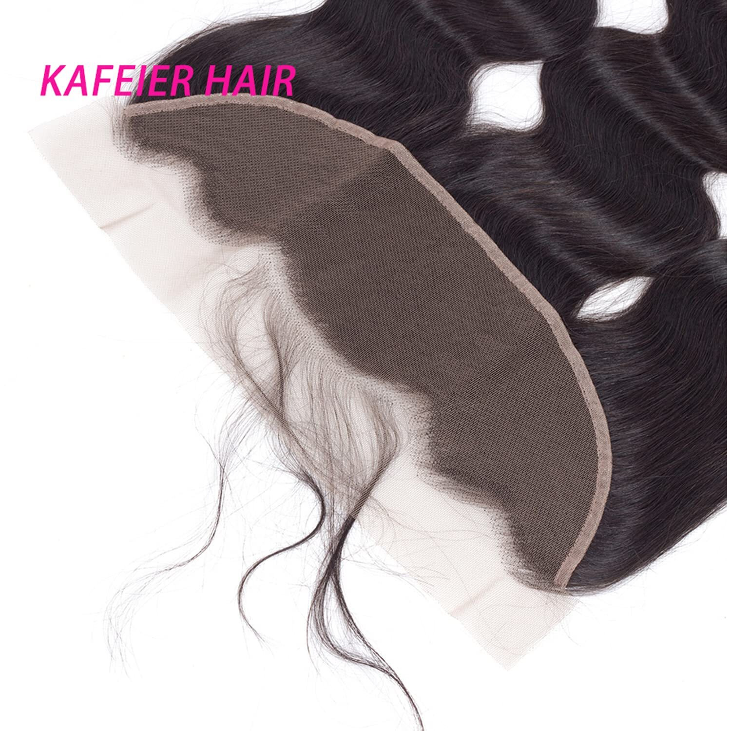 13X4 Lace Frontal Closure Body Wave 13X4 Ear To Ear Free Part Pre Plucked Body Wave Frontal Brazilian Human Hair 13X4 Lace Frontal Closure With Baby Hair 10 Inch